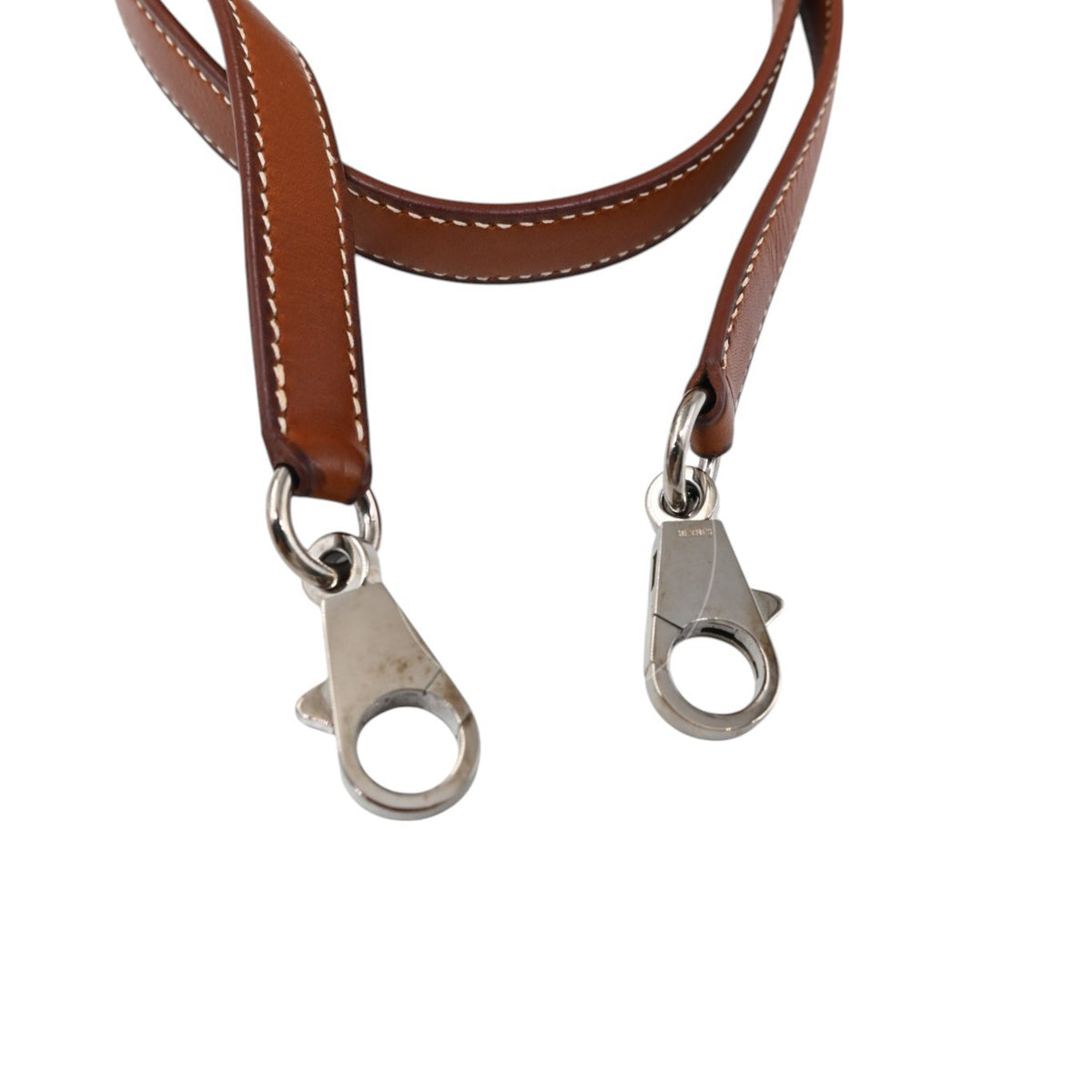 Hermès Bolide 26 in Fauve Barenia leather and Crinoline fabric with palladium-plated hardware, Square D stamp, shoulder strap clasps