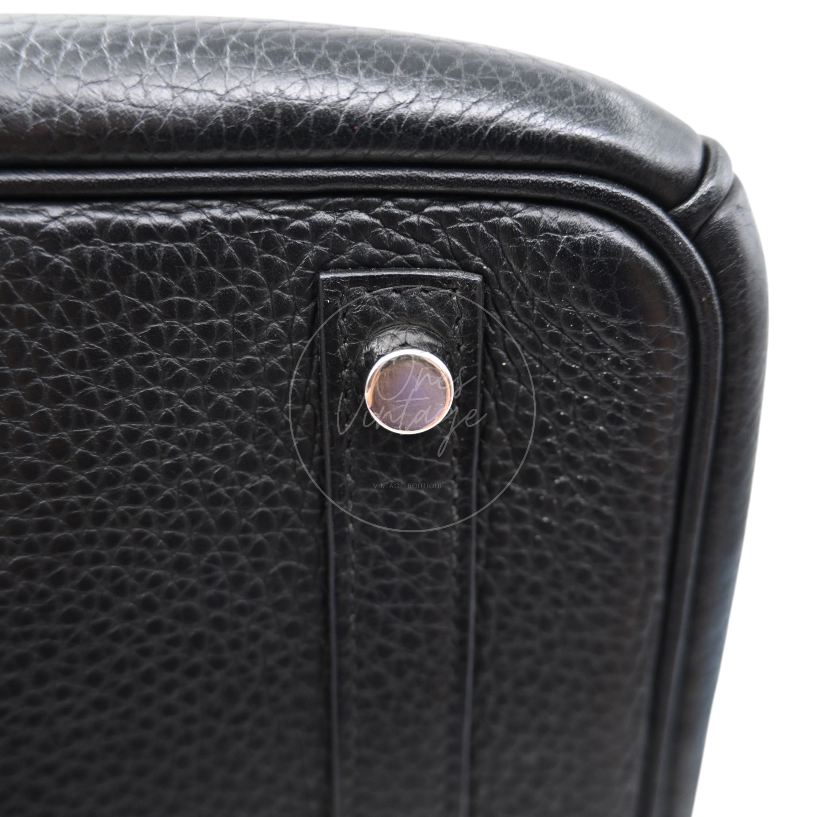 Hermes Birkin 30 BK30 PHW Black Square I
