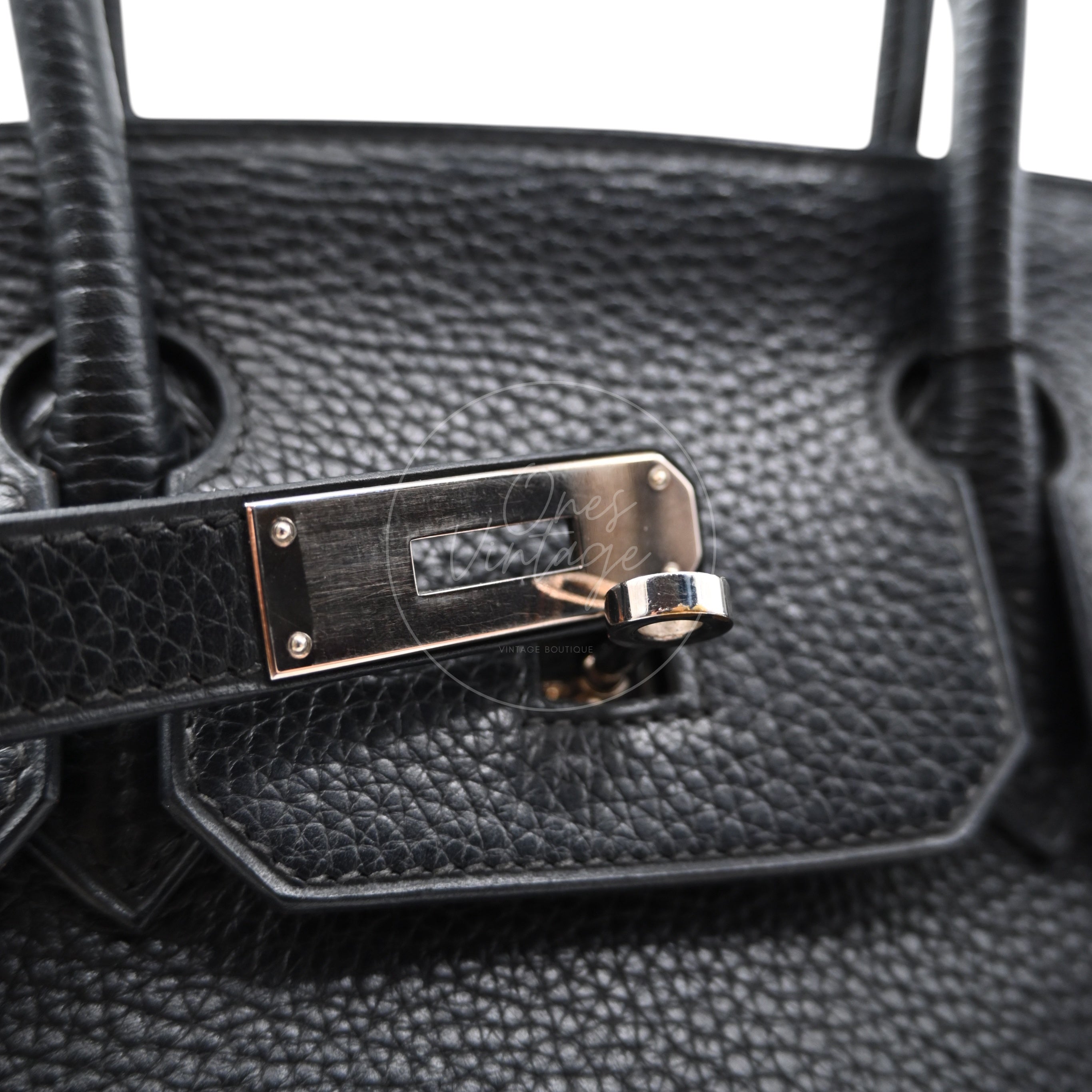 Hermes Birkin 30 BK30 PHW Black Square I