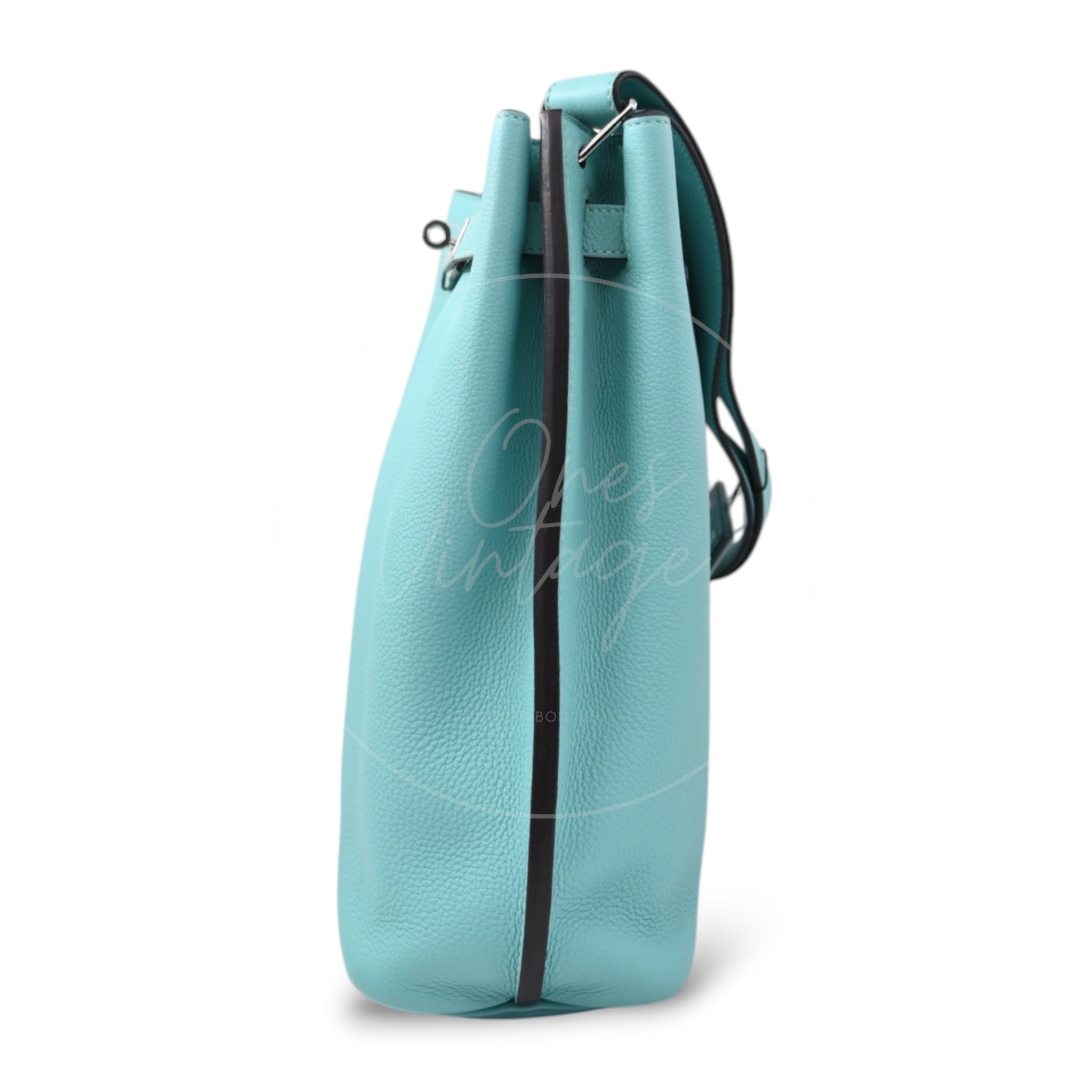 Hermes So Kelly 22 Macaron PHW Blue Stamp T