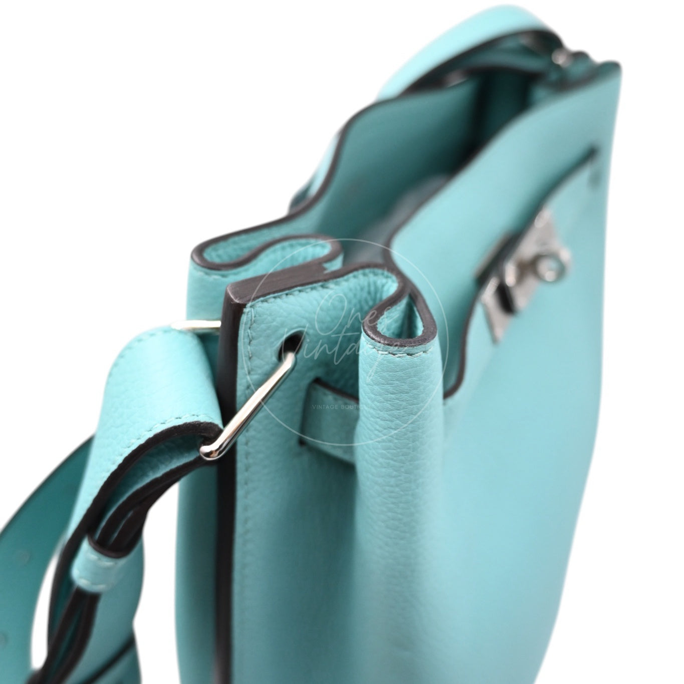 Hermes So Kelly 22 Macaron PHW Blue Stamp T