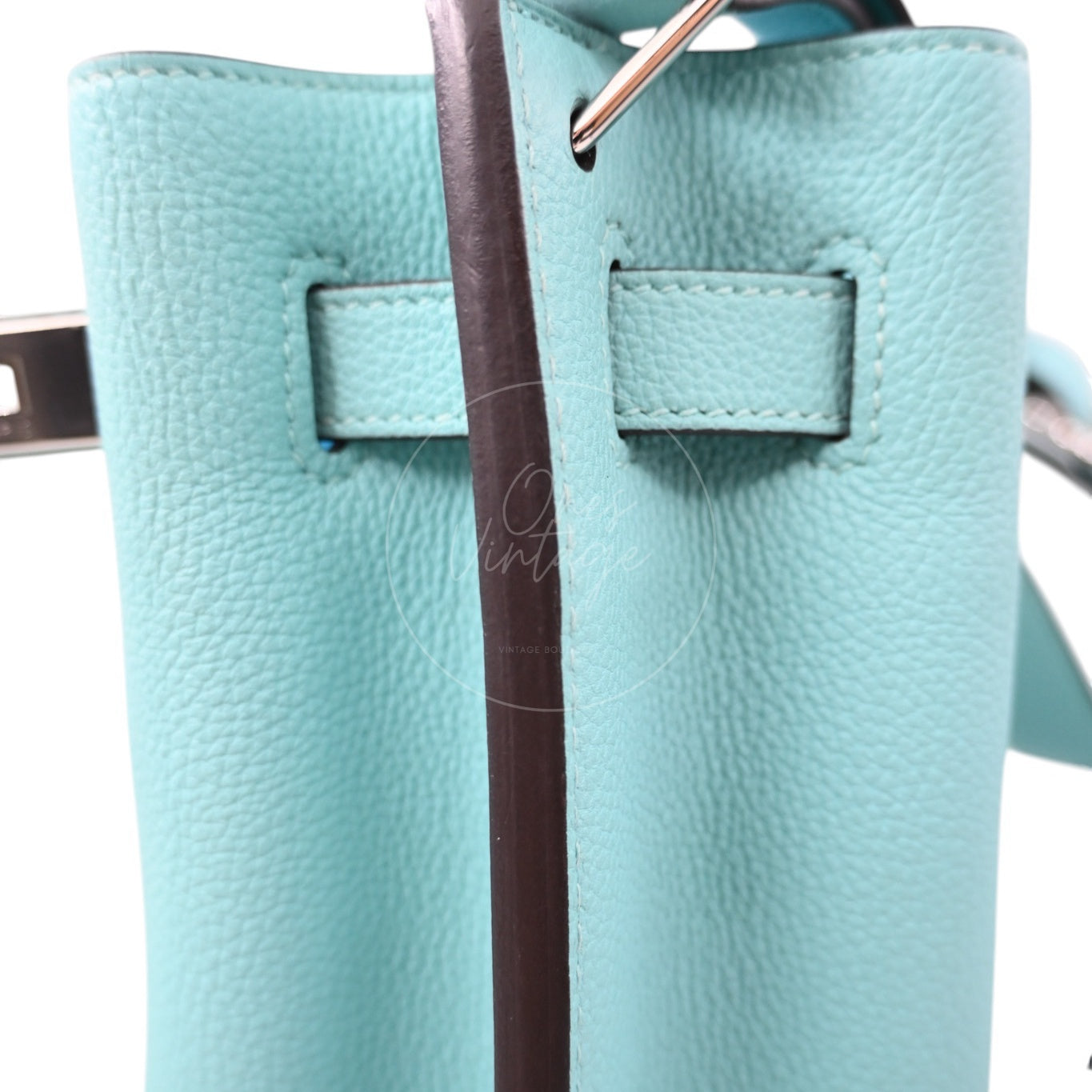 Hermes So Kelly 22 Macaron PHW Blue Stamp T