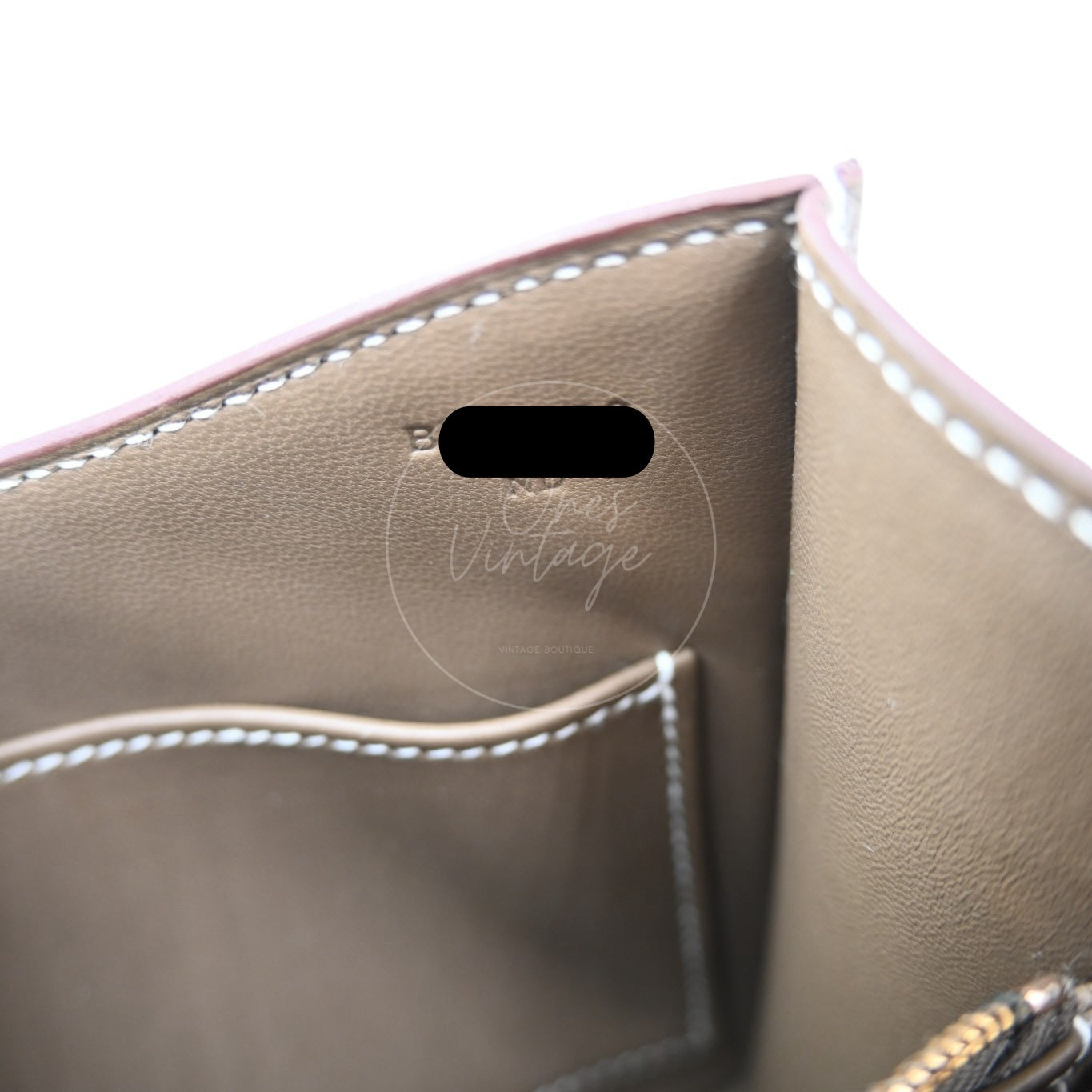 Hermes Constance 24 Epsom Rose Gold GHW Etoupe Stamp B