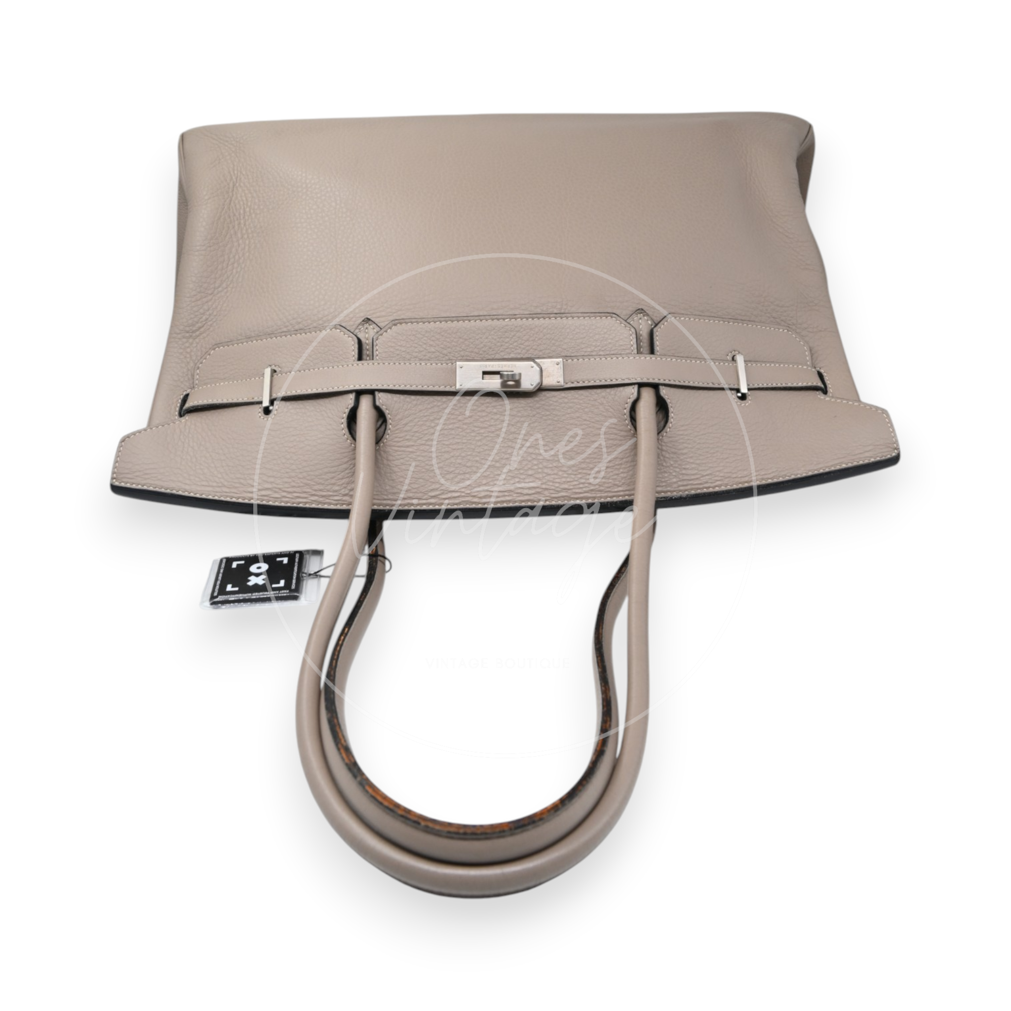 Hermes Birkin 45 Long PHW Gris T Square D