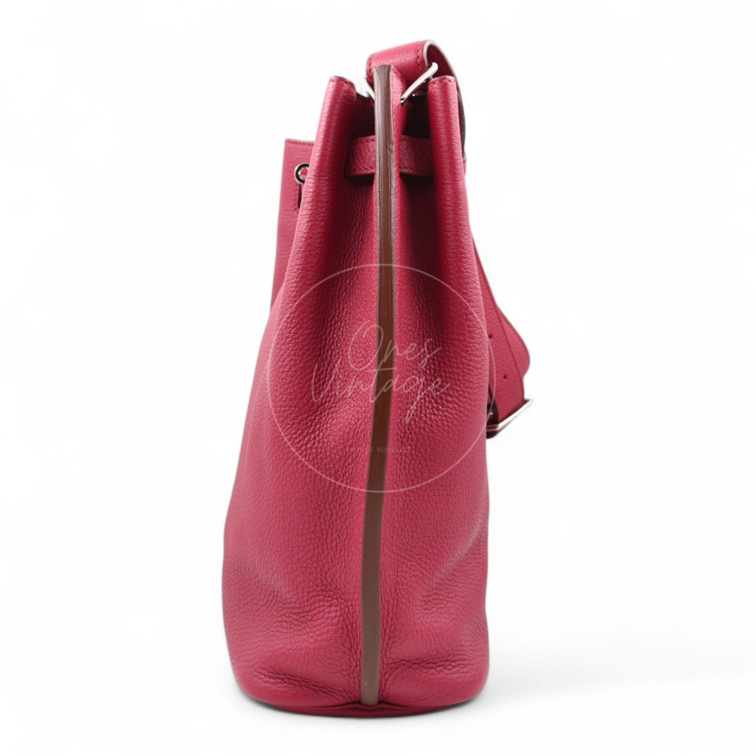 Hermes So Kelly 22 Red GHW Square O