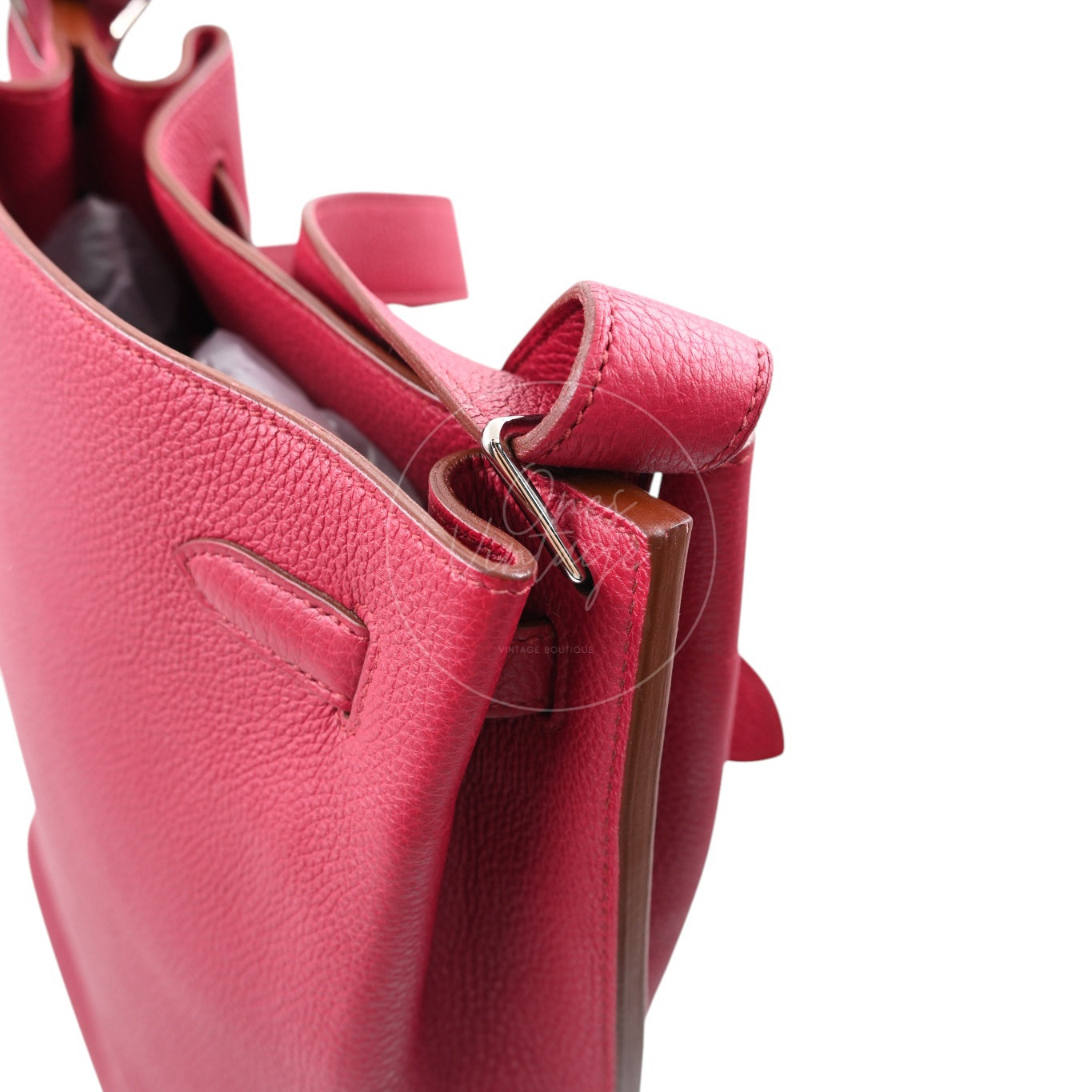 Hermes So Kelly 22 Red GHW Square O