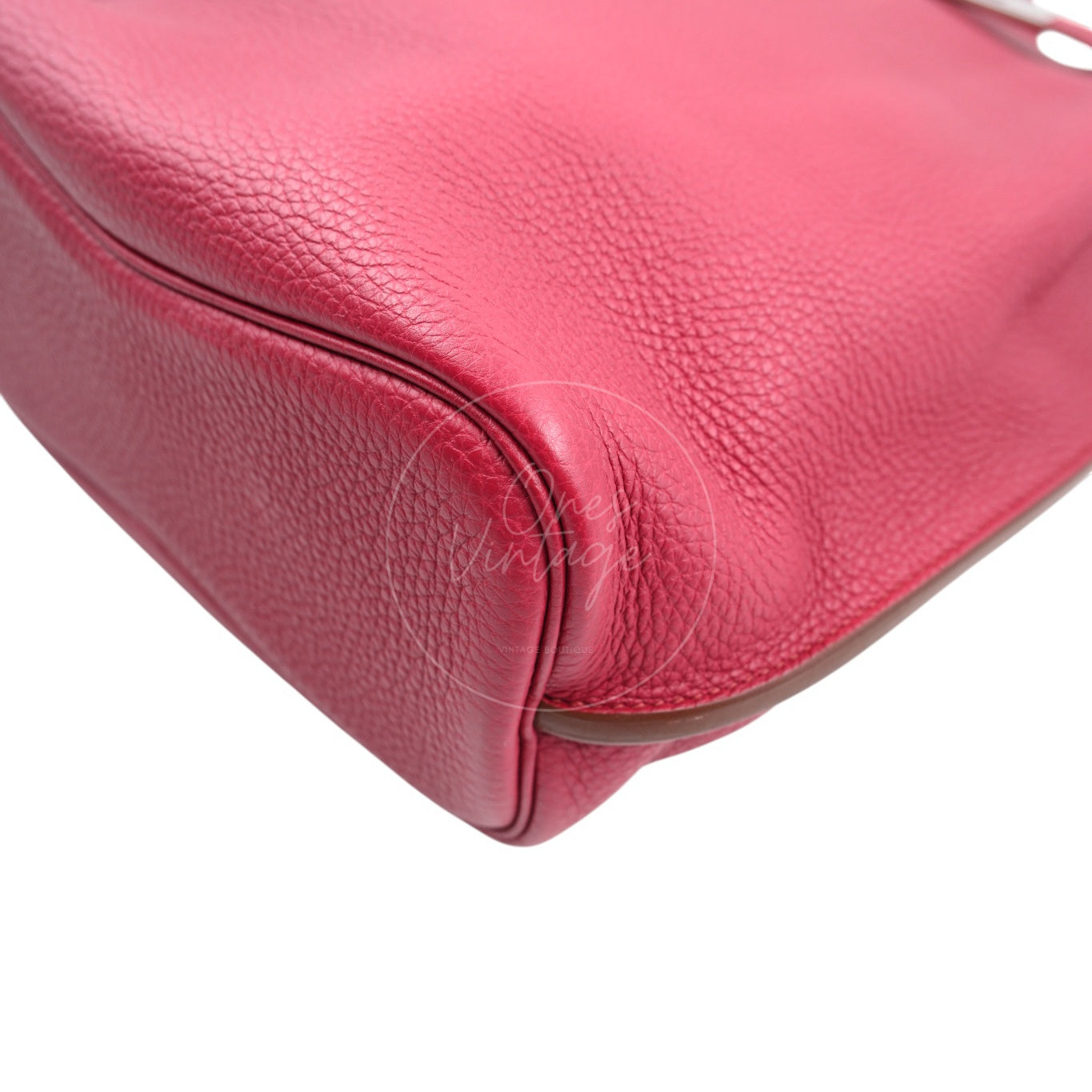 Hermes So Kelly 22 Red GHW Square O