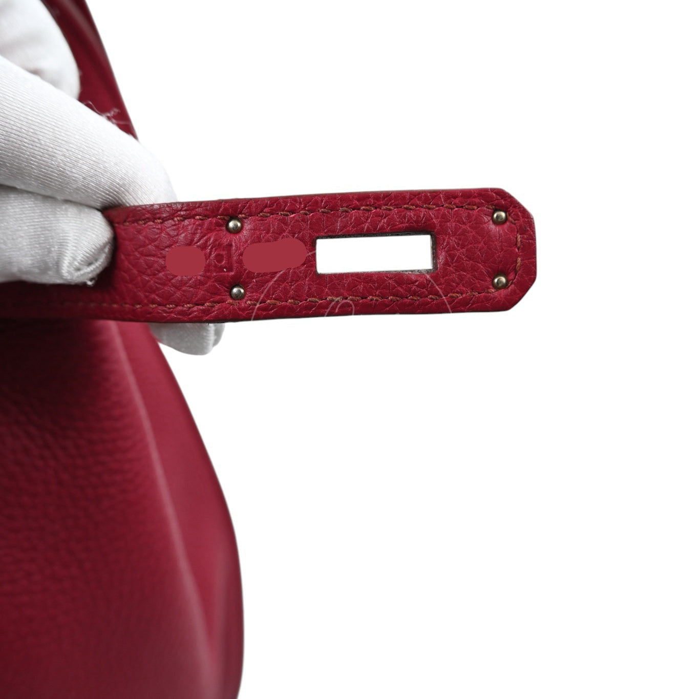 Hermes So Kelly 22 Red GHW Square O