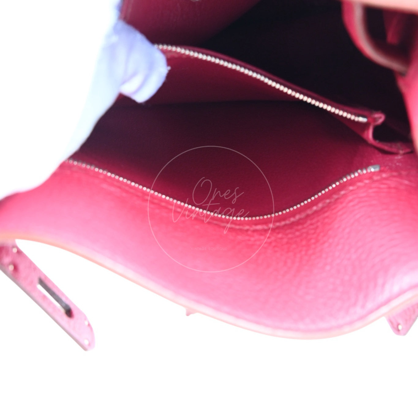 Hermes So Kelly 22 Red GHW Square O