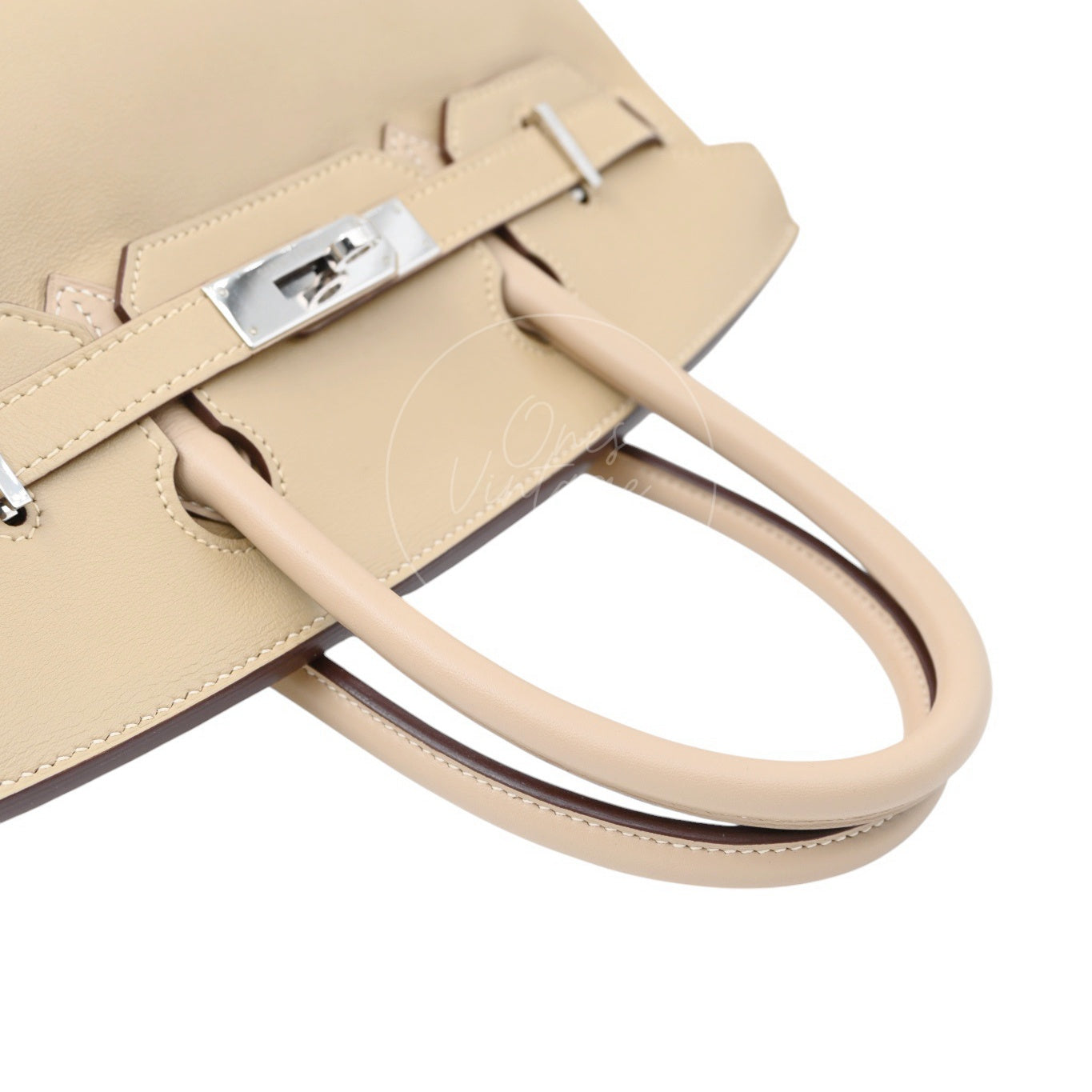Hermes Birkin 30 Swift PHW Beige Square M
