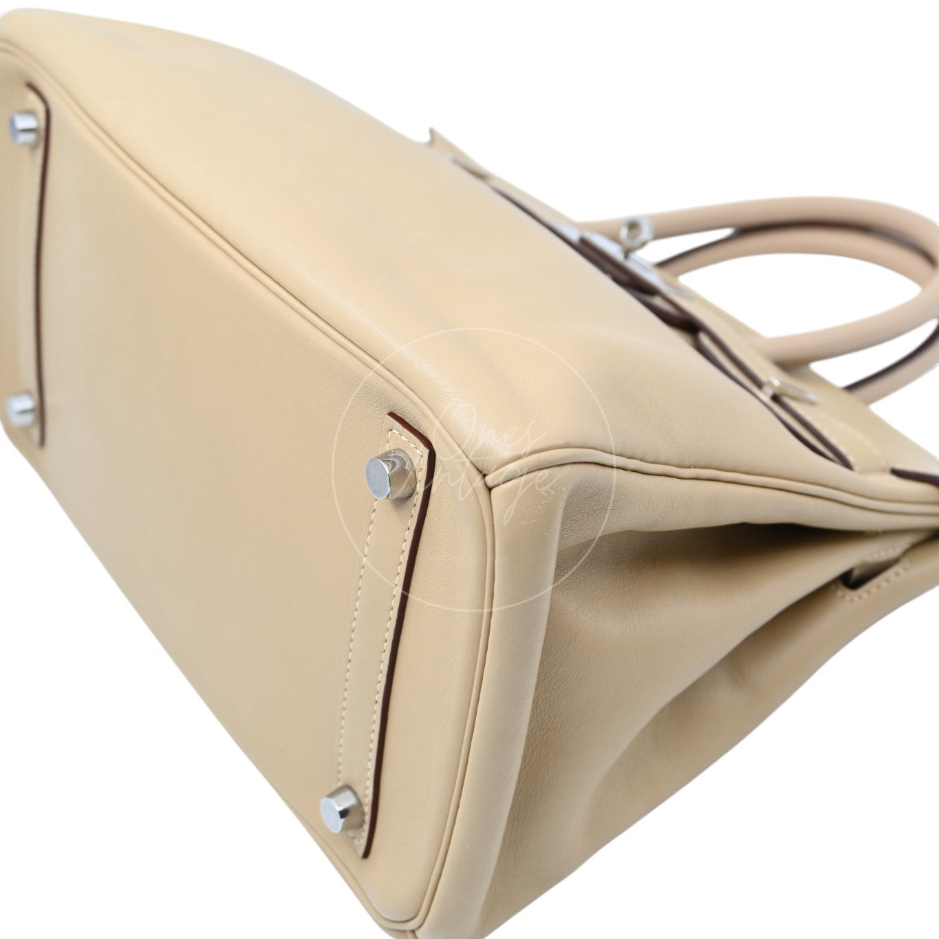 Hermes Birkin 30 Swift PHW Beige Square M