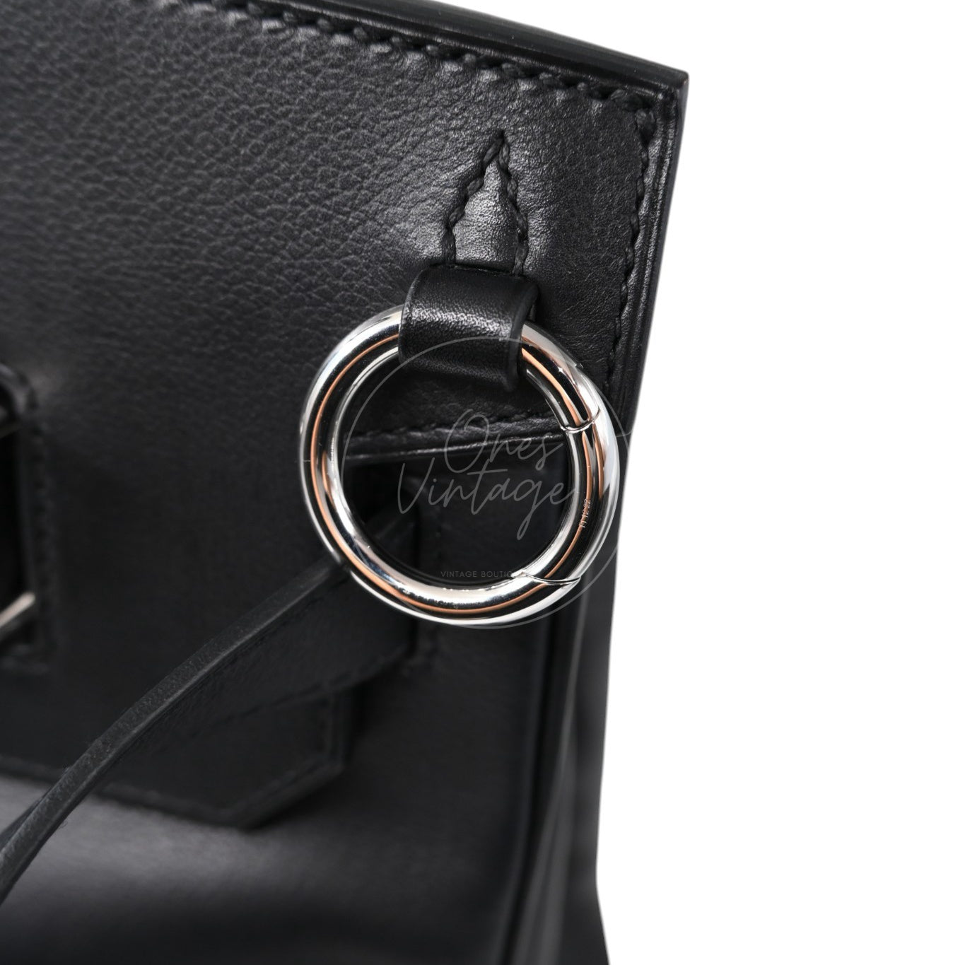 Hermes Rock Bag HAC40 PHW Black Stamp B