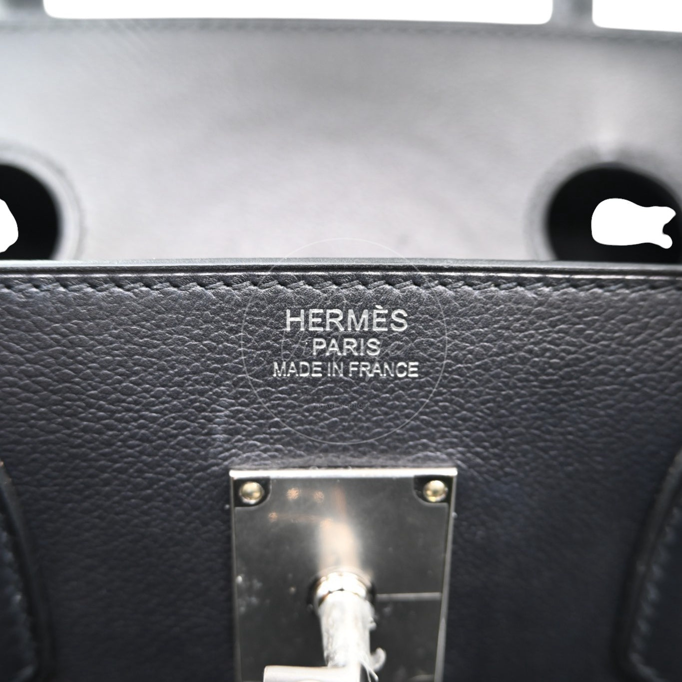 Hermes Rock Bag HAC40 PHW Black Stamp B
