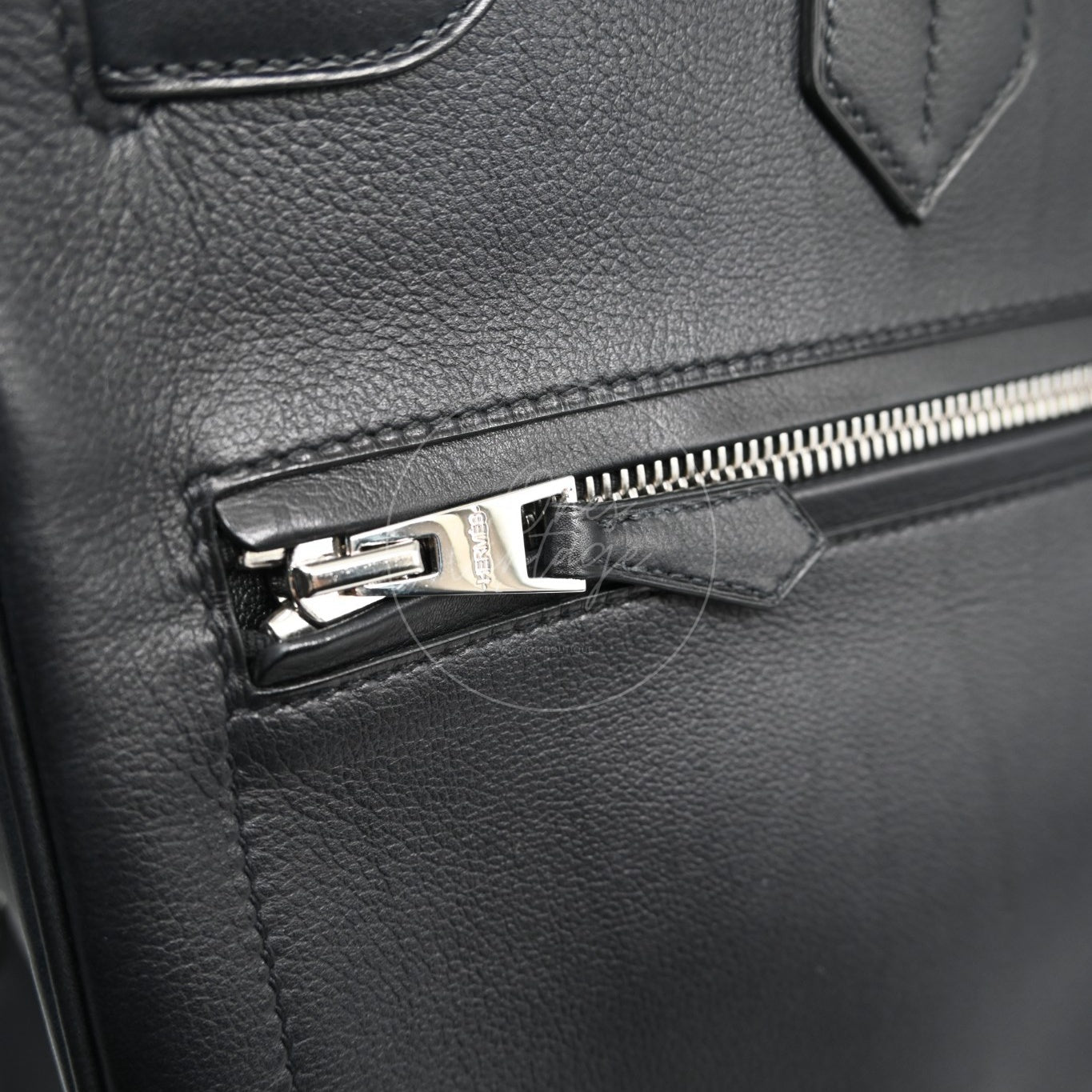 Hermes Rock Bag HAC40 PHW Black Stamp B