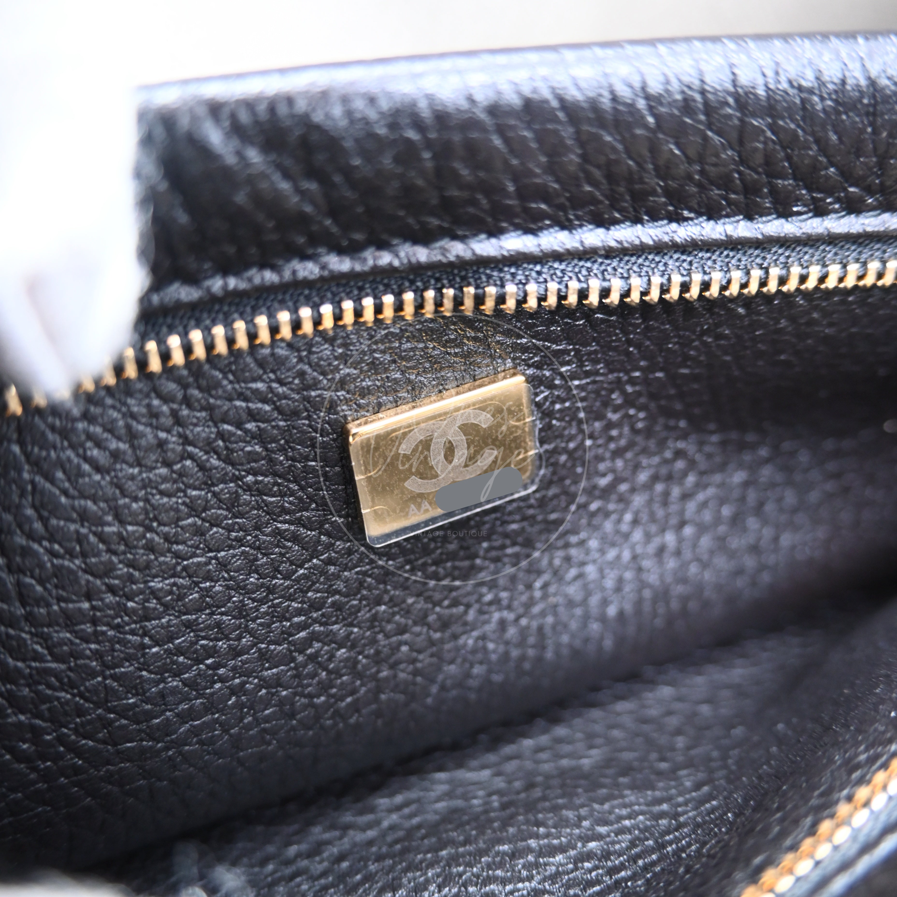Chanel Small Urban Essential East West Caviar Shopping Tote Bag Black GHW