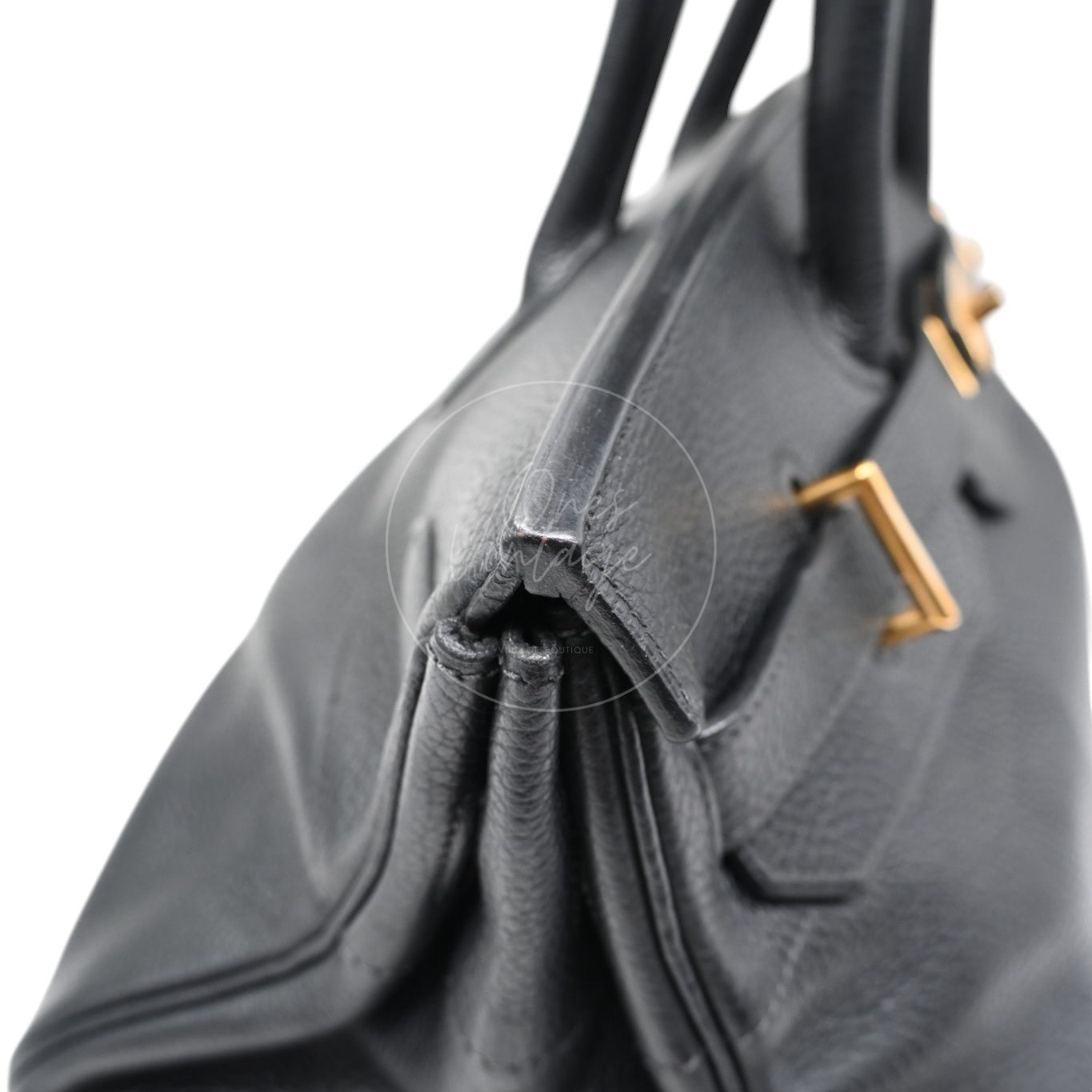 Hermes Birkin Shoulder GHW Black Square I