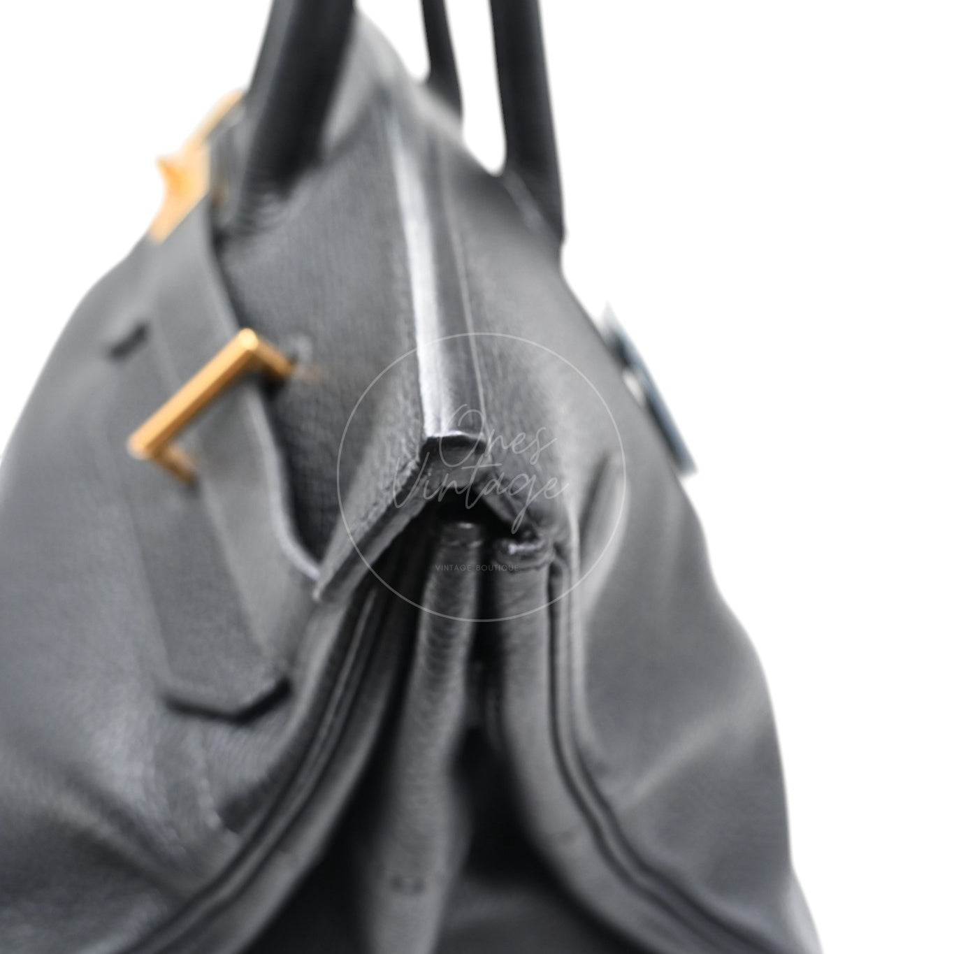 Hermes Birkin Shoulder GHW Black Square I