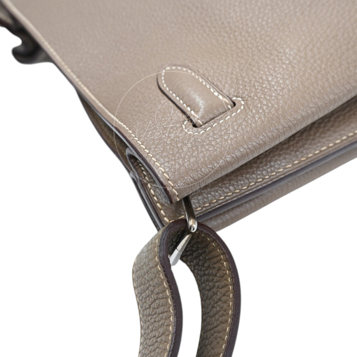 Hermes So Kelly 22 Togo PHW Etoupe Stamp M