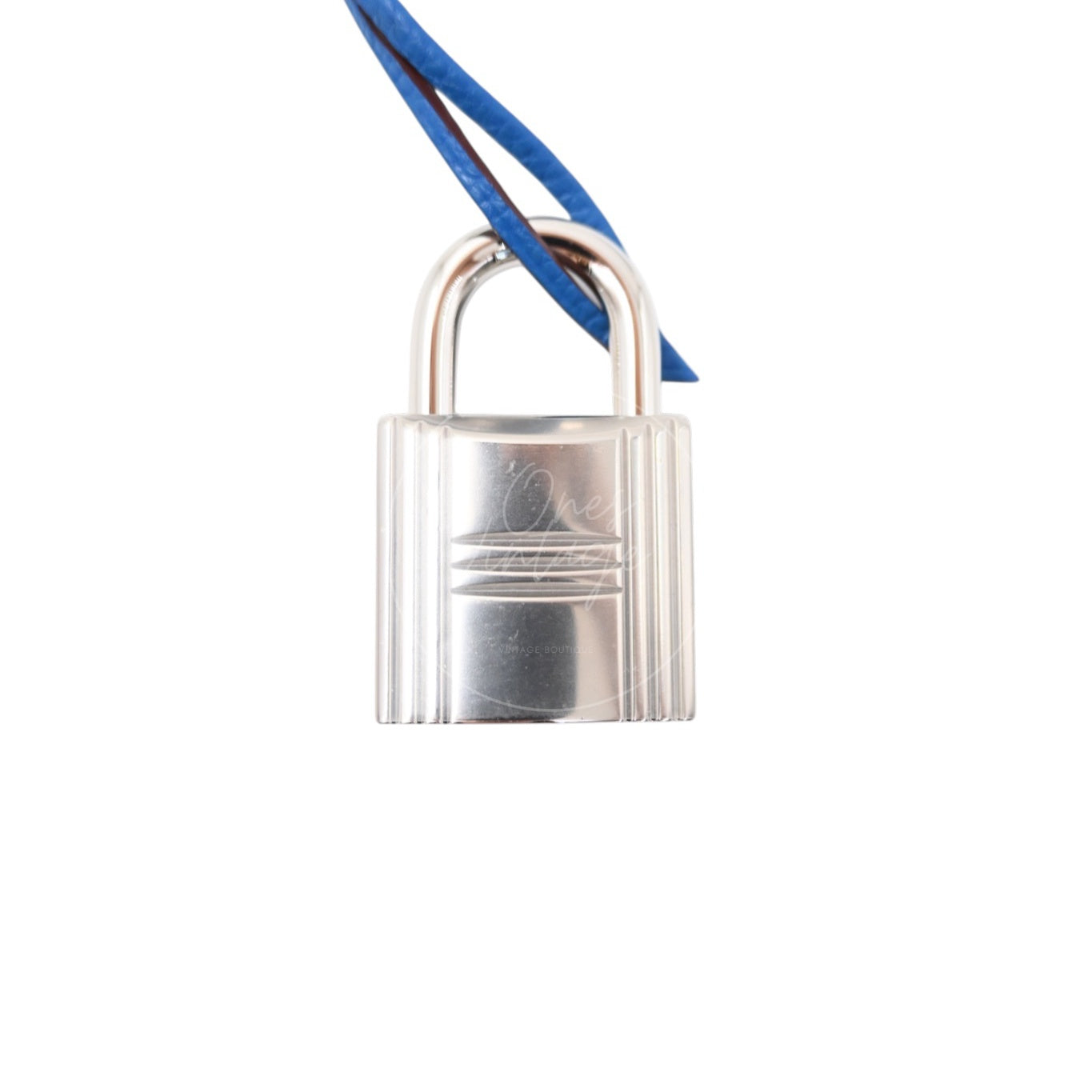 Hermes Shoulder Birkin Togo PHW Blue Royal Square O