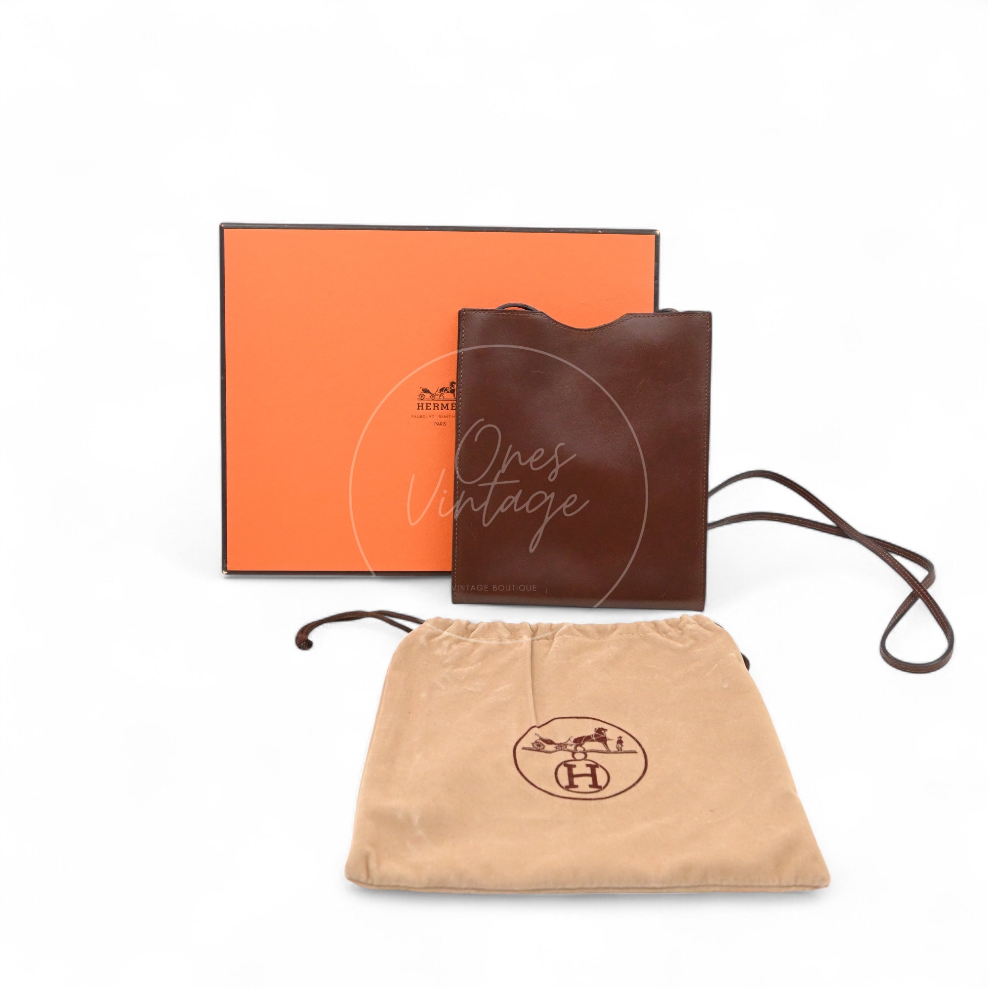 Hermes Onimaitou Shoulder Bag Bordeaux Red