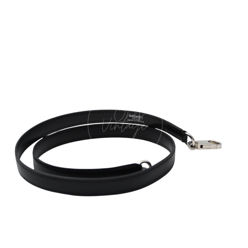 Hermes Kelly 28 Stamp PHW Noir Square B