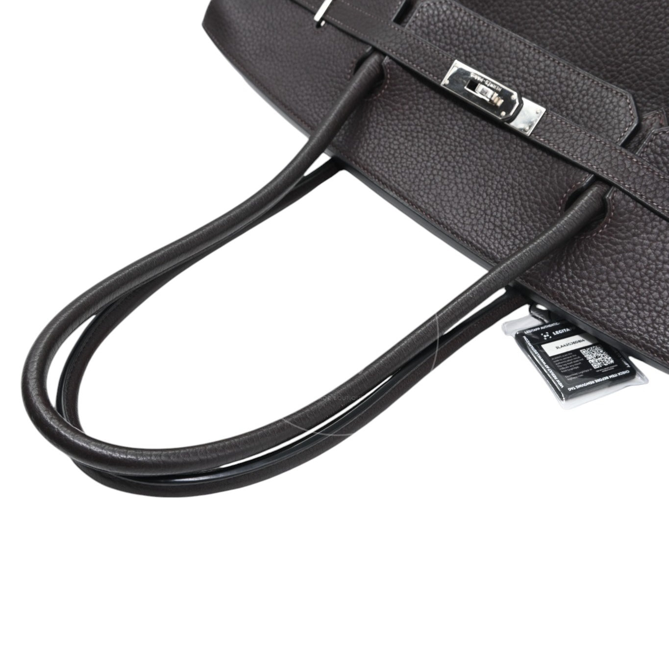 Hermes Birkin 45 Long PHW Chocolate Square D