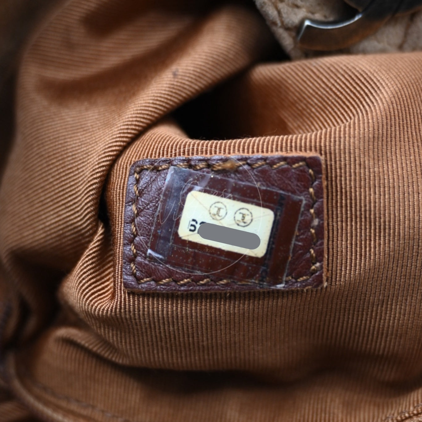 Chanel Suede Hobo Bag GHW Brown Series 6