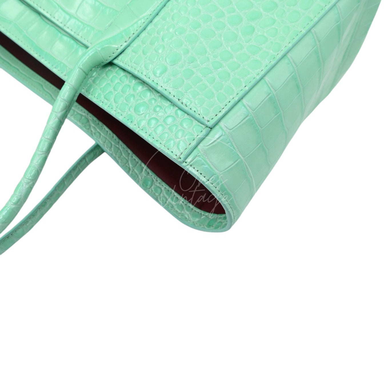 Chanel Cerf Tote Bag GHW Green Series KT