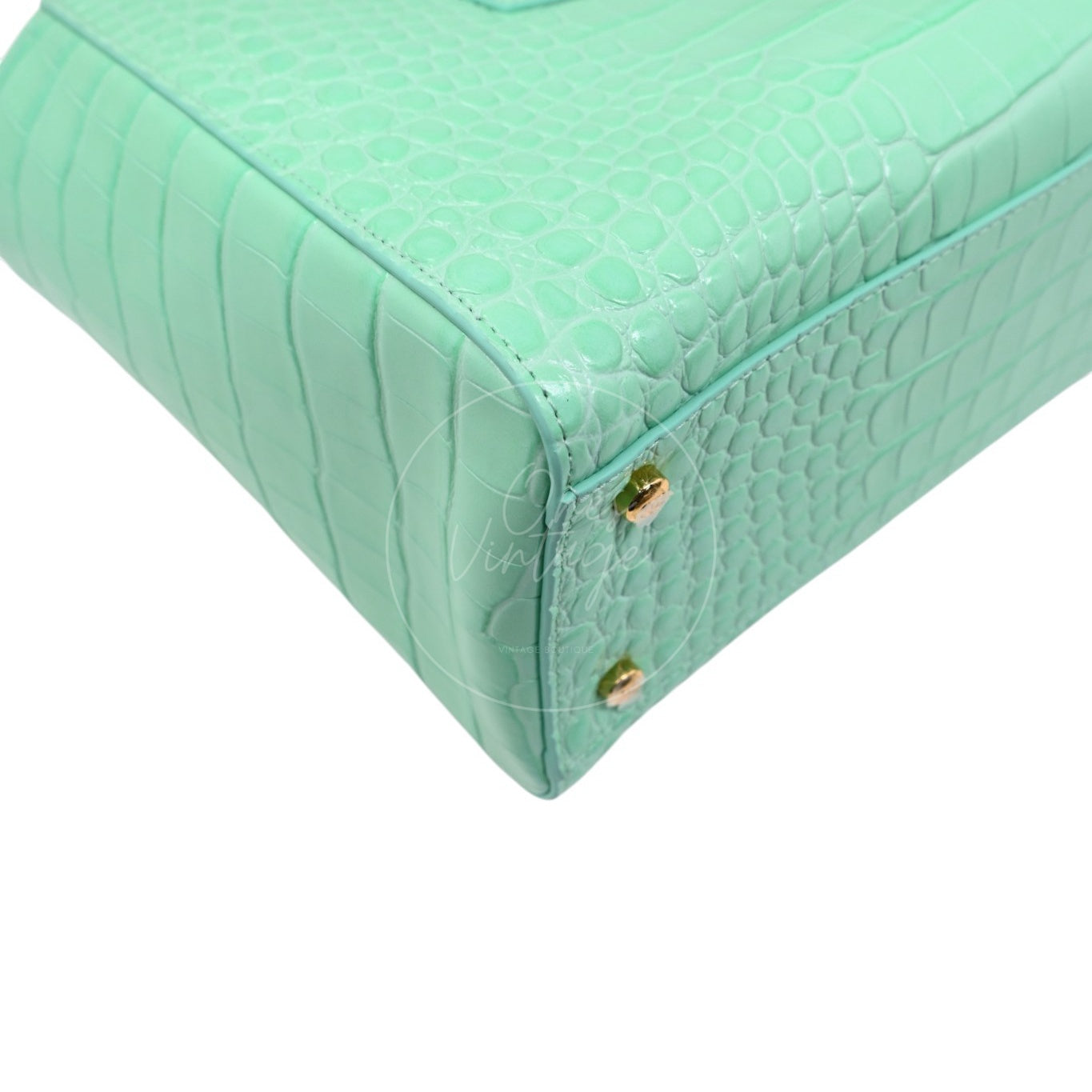 Chanel Cerf Tote Bag GHW Green Series KT