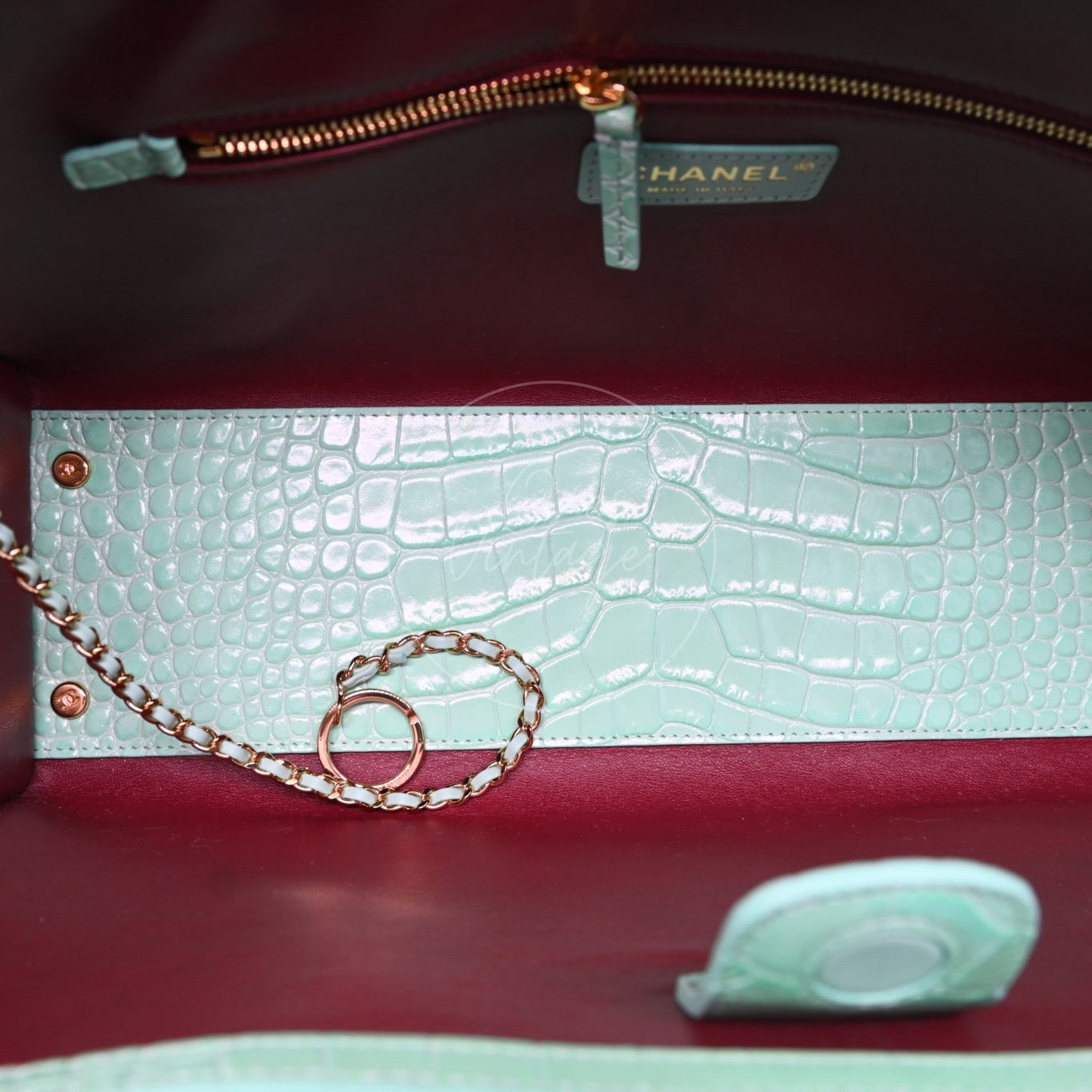 Chanel Cerf Tote Bag GHW Green Series KT