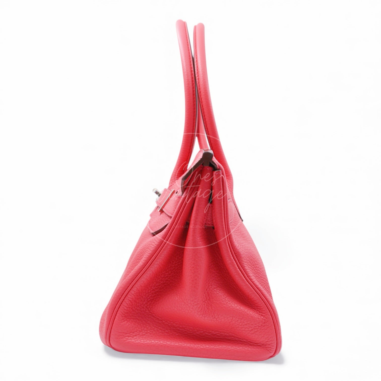 Hermes Shoulder Birkin PHW Red Square N