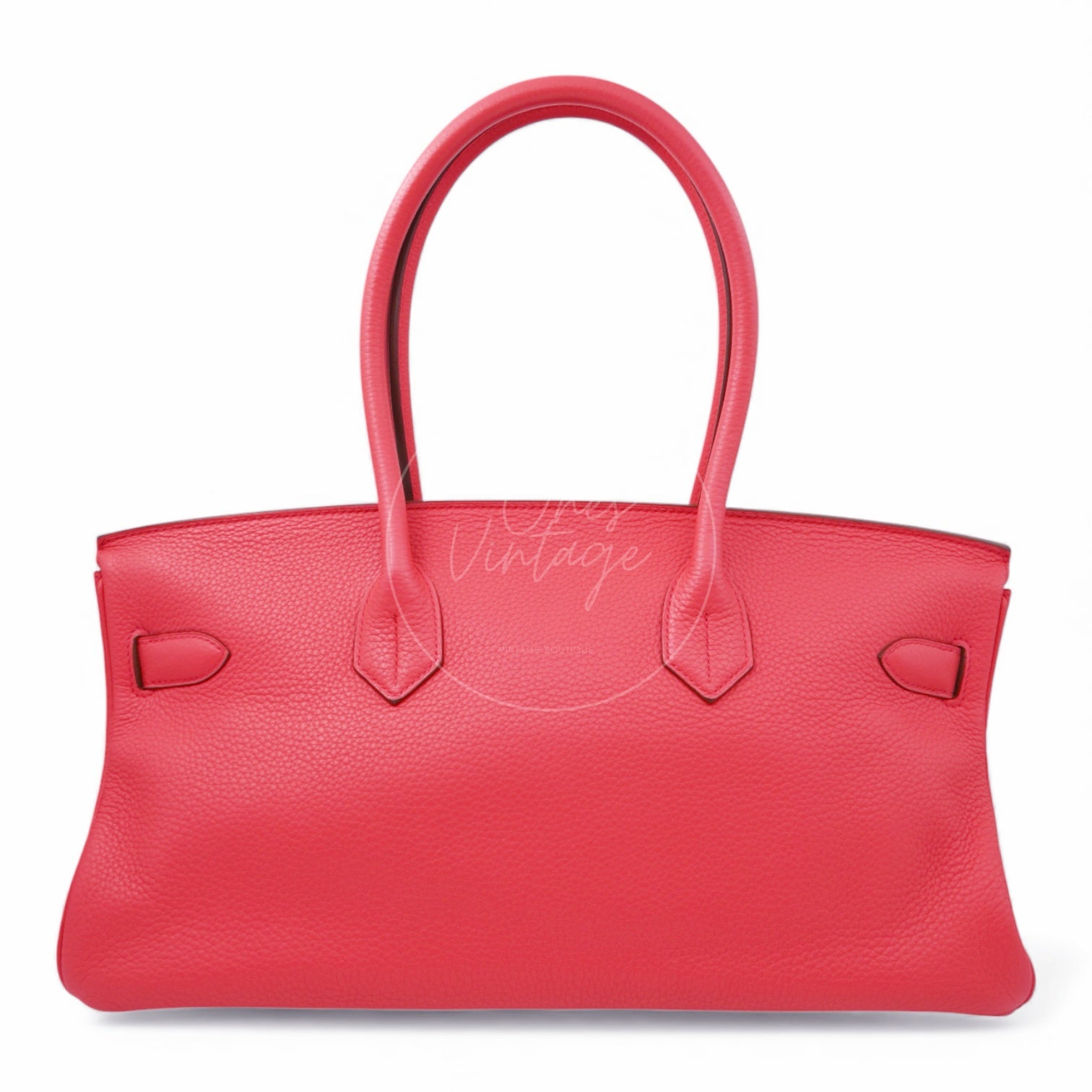 Hermes Shoulder Birkin PHW Red Square N