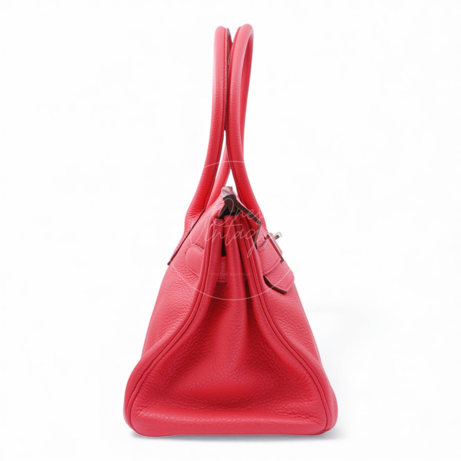 Hermes Shoulder Birkin PHW Red Square N