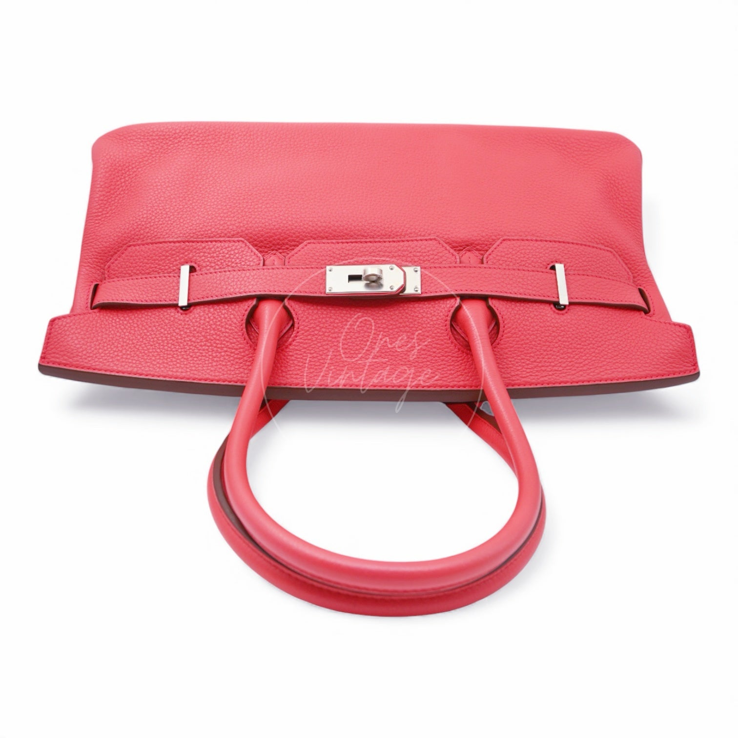 Hermes Shoulder Birkin PHW Red Square N