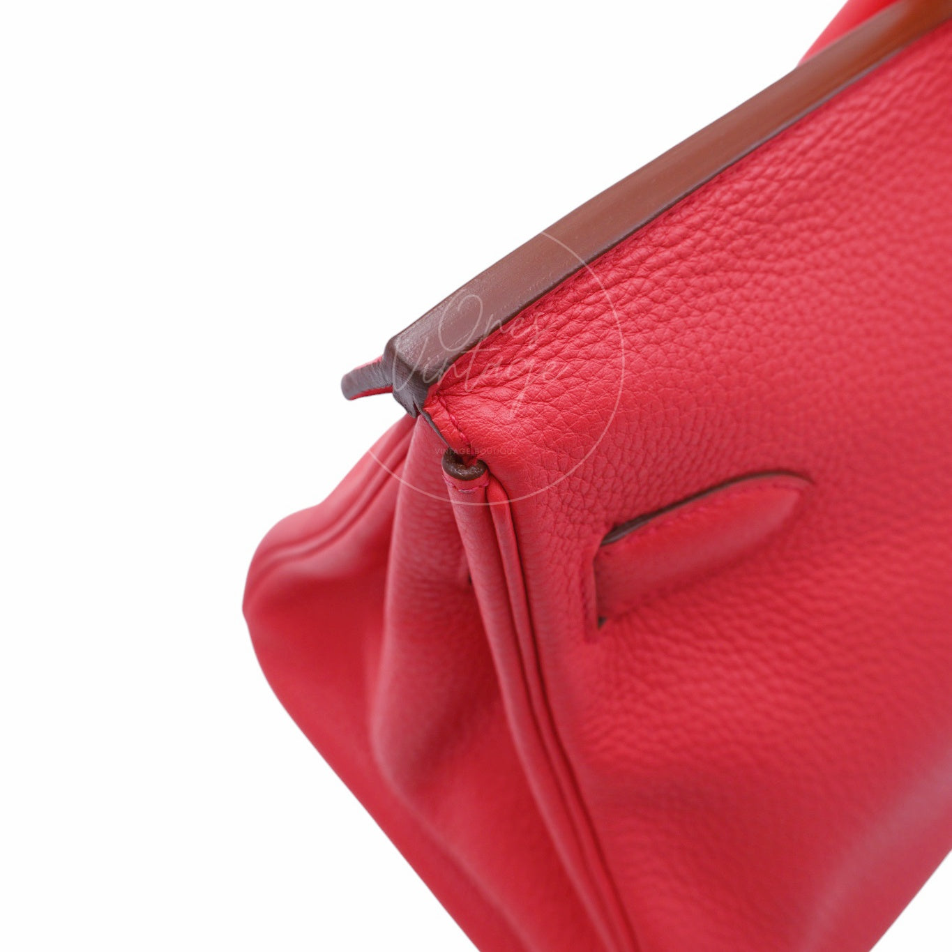 Hermes Shoulder Birkin PHW Red Square N