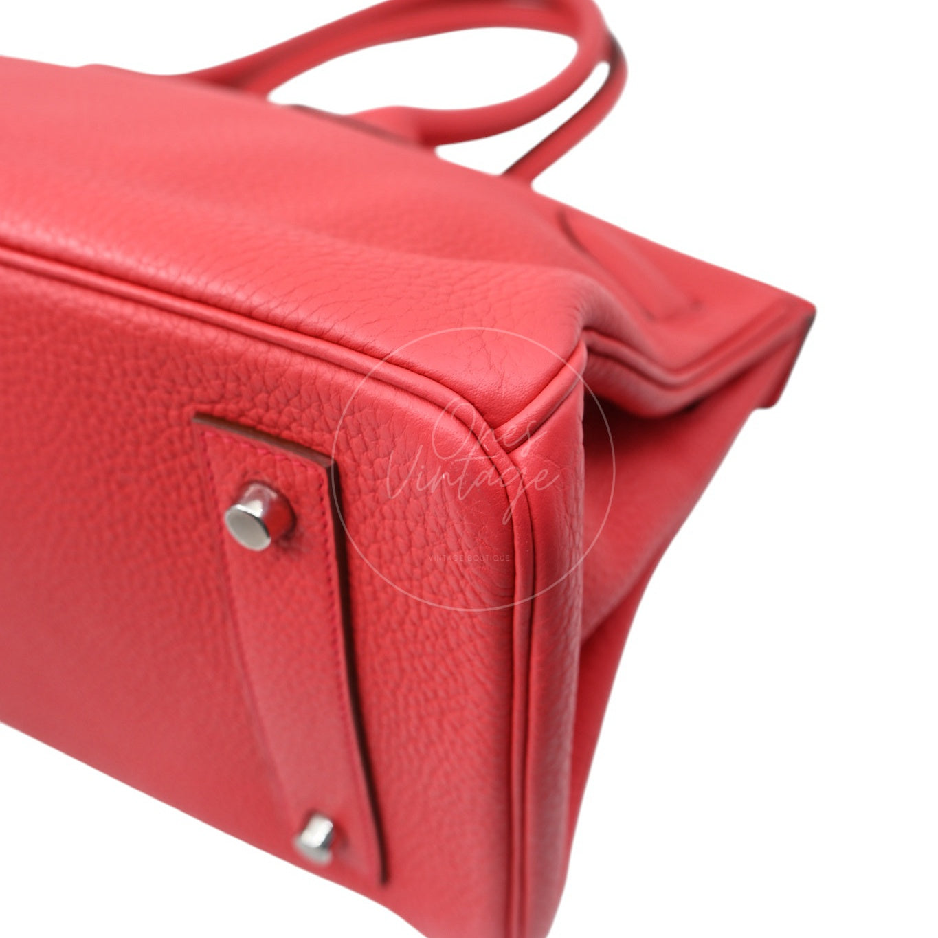Hermes Shoulder Birkin PHW Red Square N