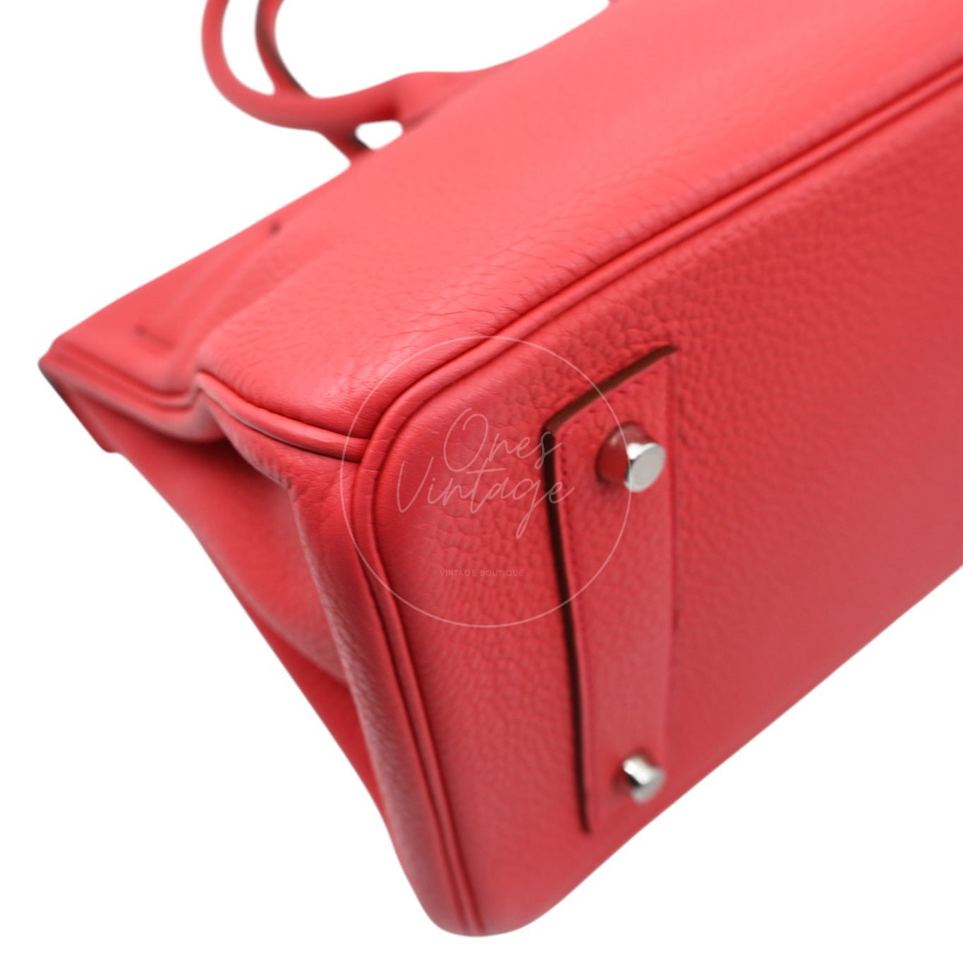 Hermes Shoulder Birkin PHW Red Square N