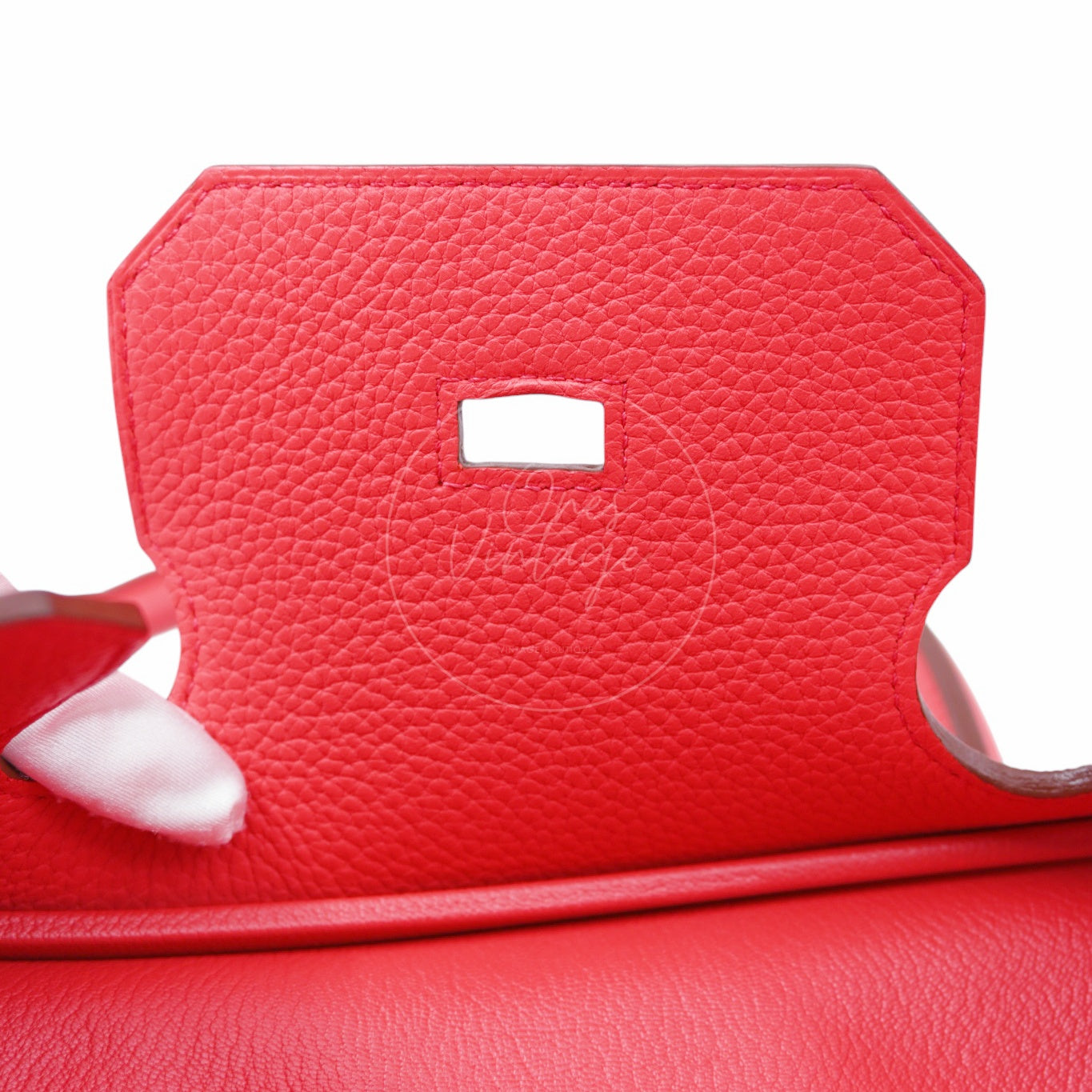 Hermes Shoulder Birkin PHW Red Square N