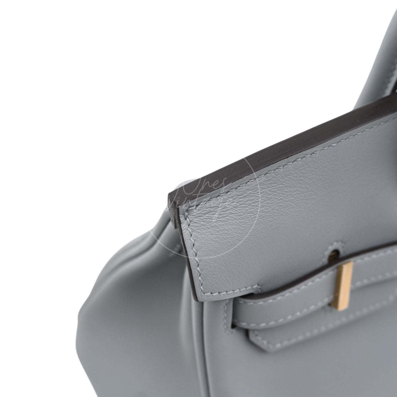 Hermes Birkin 25 Swift GHW Gris Pantin Stamp W