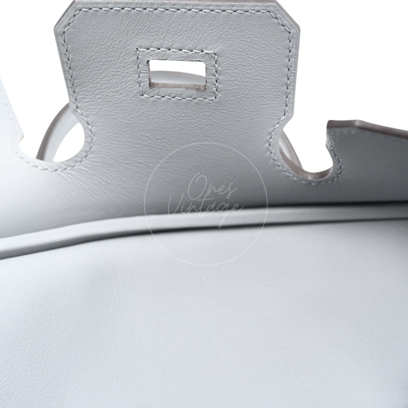 Hermes Birkin 25 Swift GHW Gris Pantin Stamp W