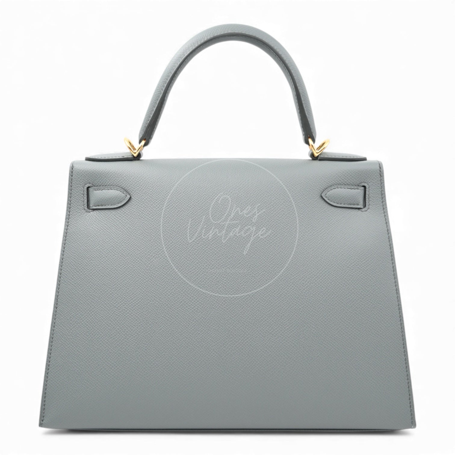 Hermes Kelly Sellier Epsom 28 GHW Vert Amande Stamp K