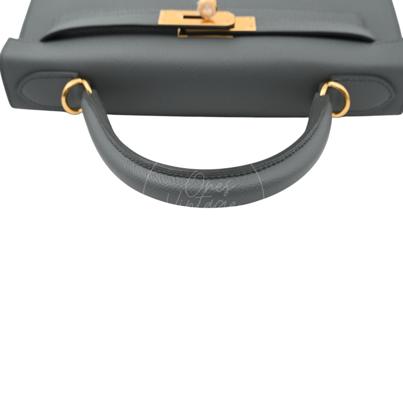 Hermes Kelly Sellier Epsom 28 GHW Vert Amande Stamp K