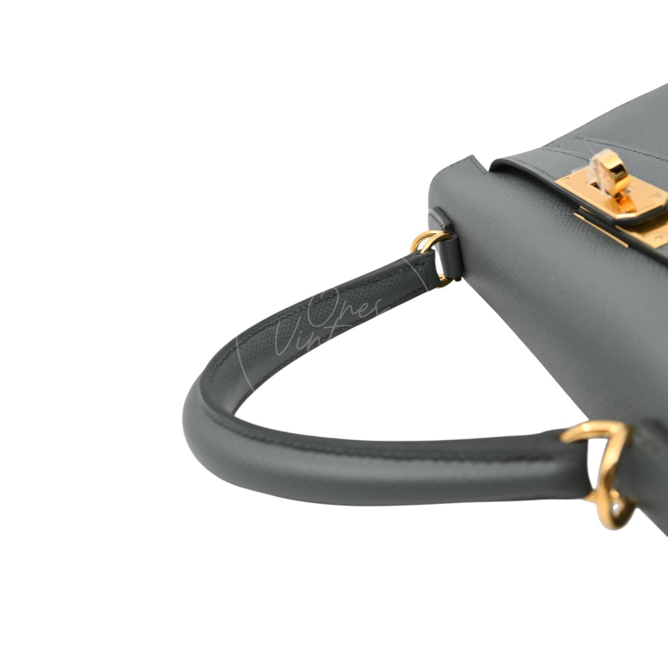 Hermes Kelly Sellier Epsom 28 GHW Vert Amande Stamp K