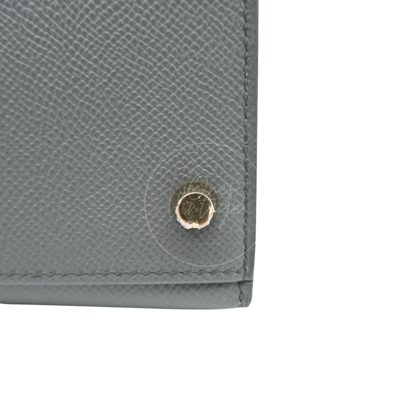 Hermes Kelly Sellier Epsom 28 GHW Vert Amande Stamp K