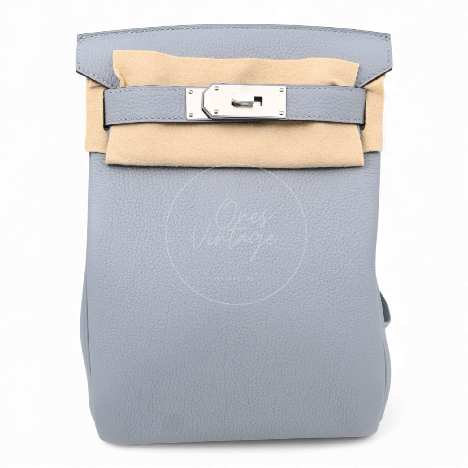 Hermes Hac a Dos PM Togo Backpack PHW Gris Pantin Stamp K