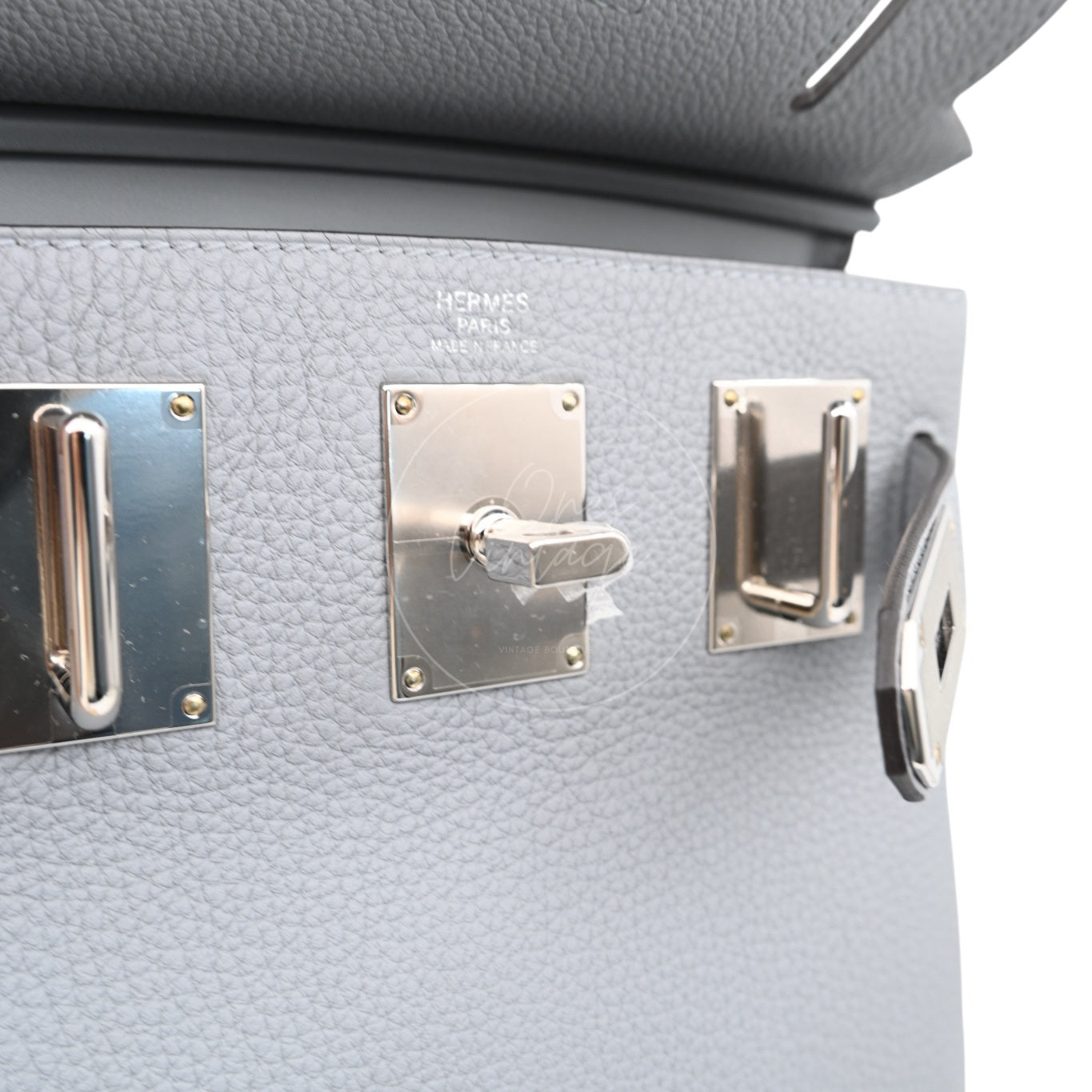 Hermes Hac a Dos PM Togo Backpack PHW Gris Pantin Stamp K