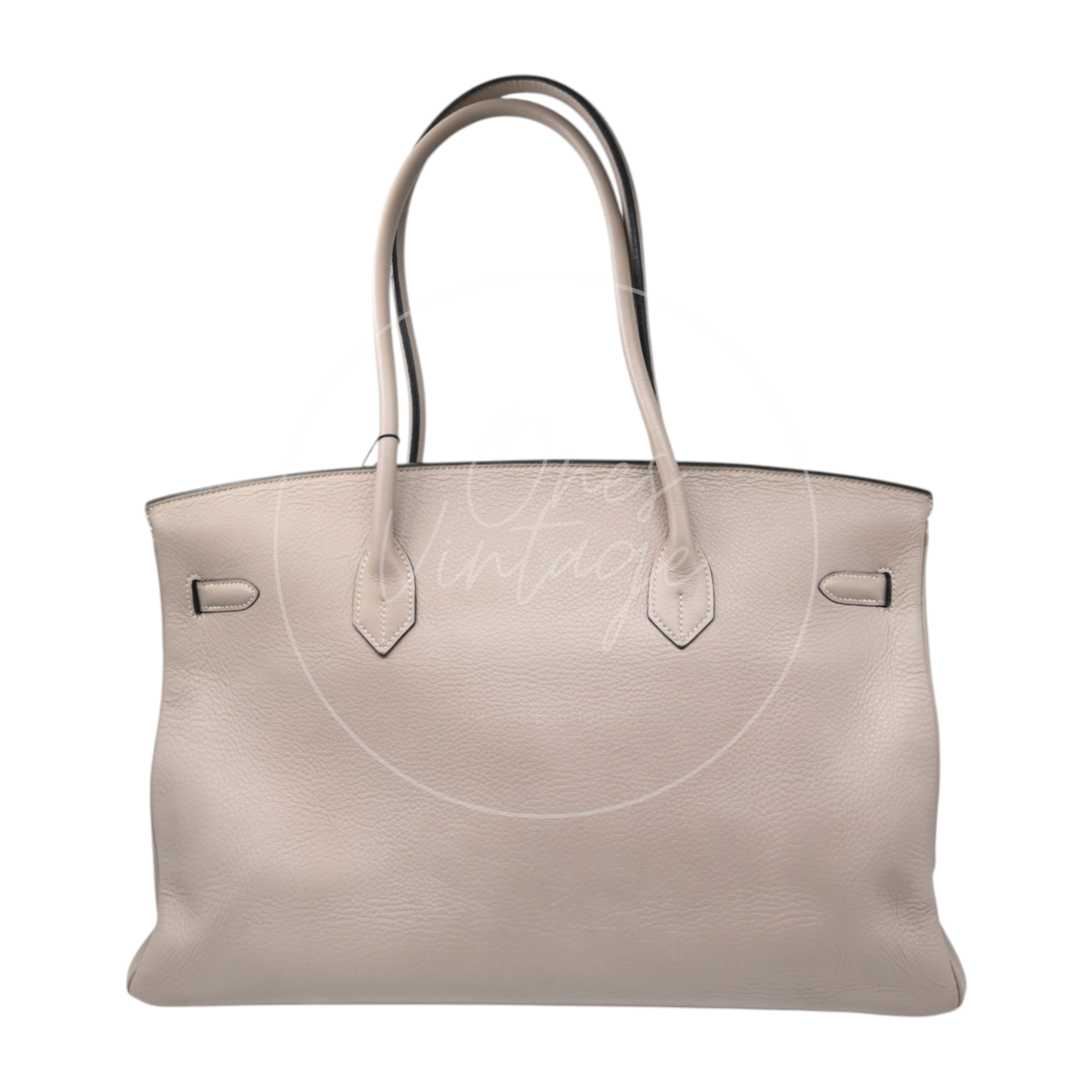 Hermes Birkin 45 Long PHW Gris T Square D