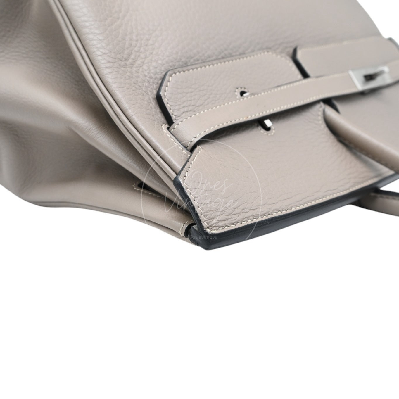 Hermes Birkin 45 Long PHW Gris T Square D