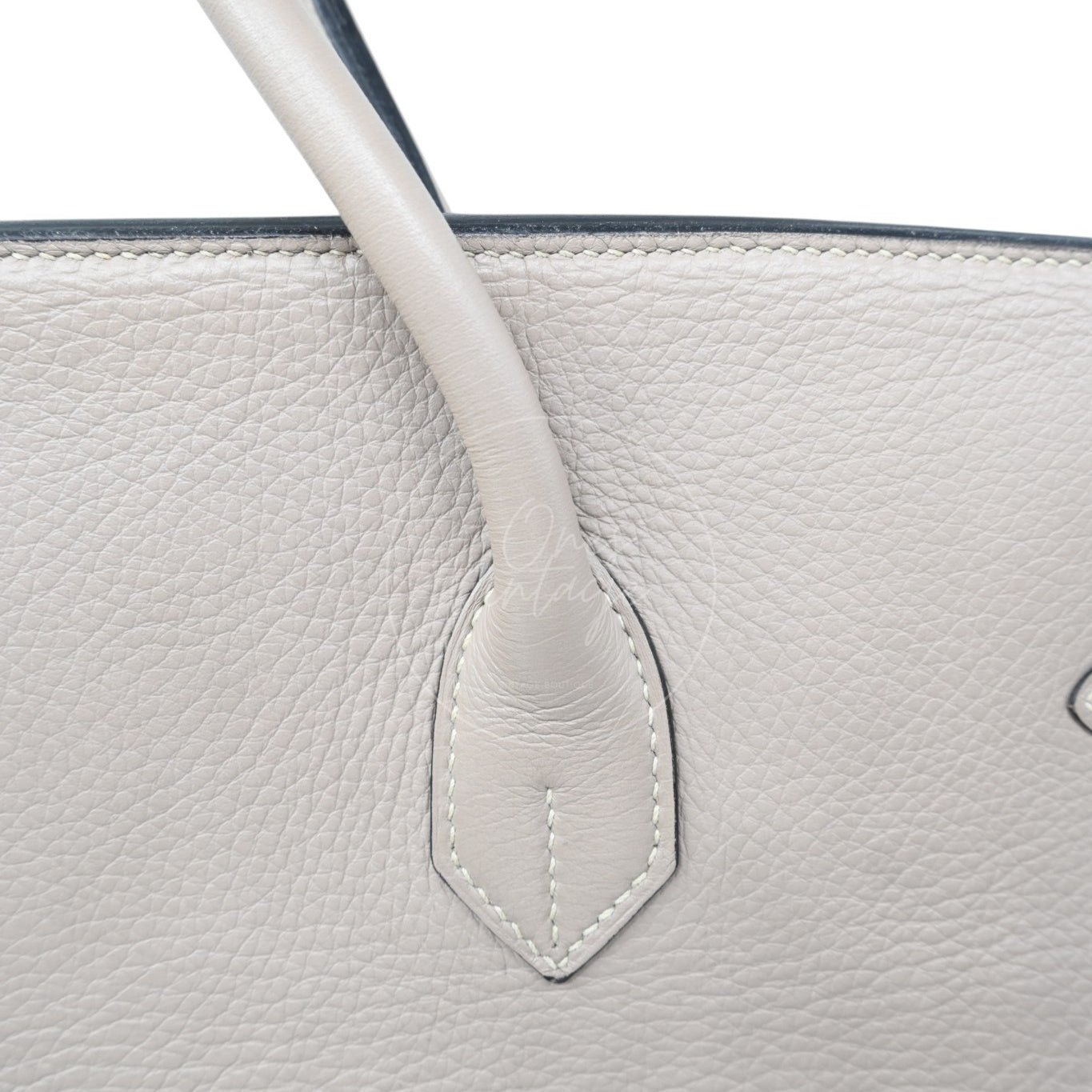 Hermes Birkin 45 Long PHW Gris T Square D