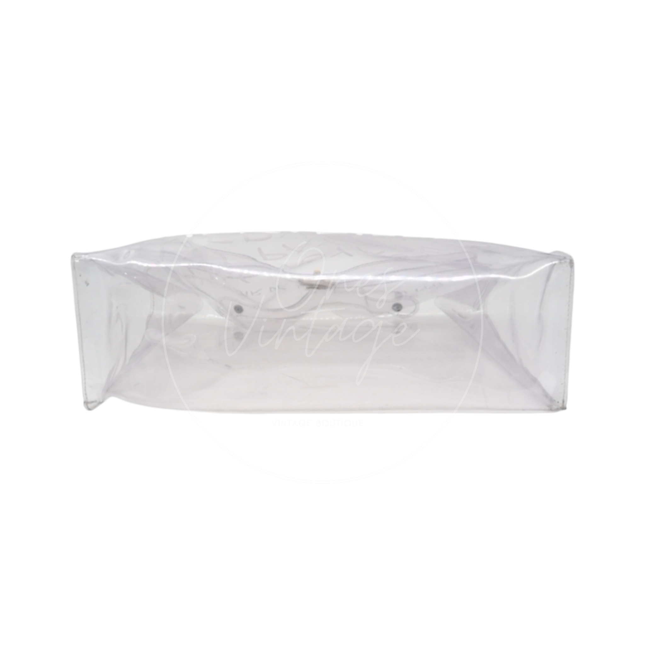 Hermes Vinyl Souvenir De L'Exposition Kelly Transparent GHW Transparent 1997